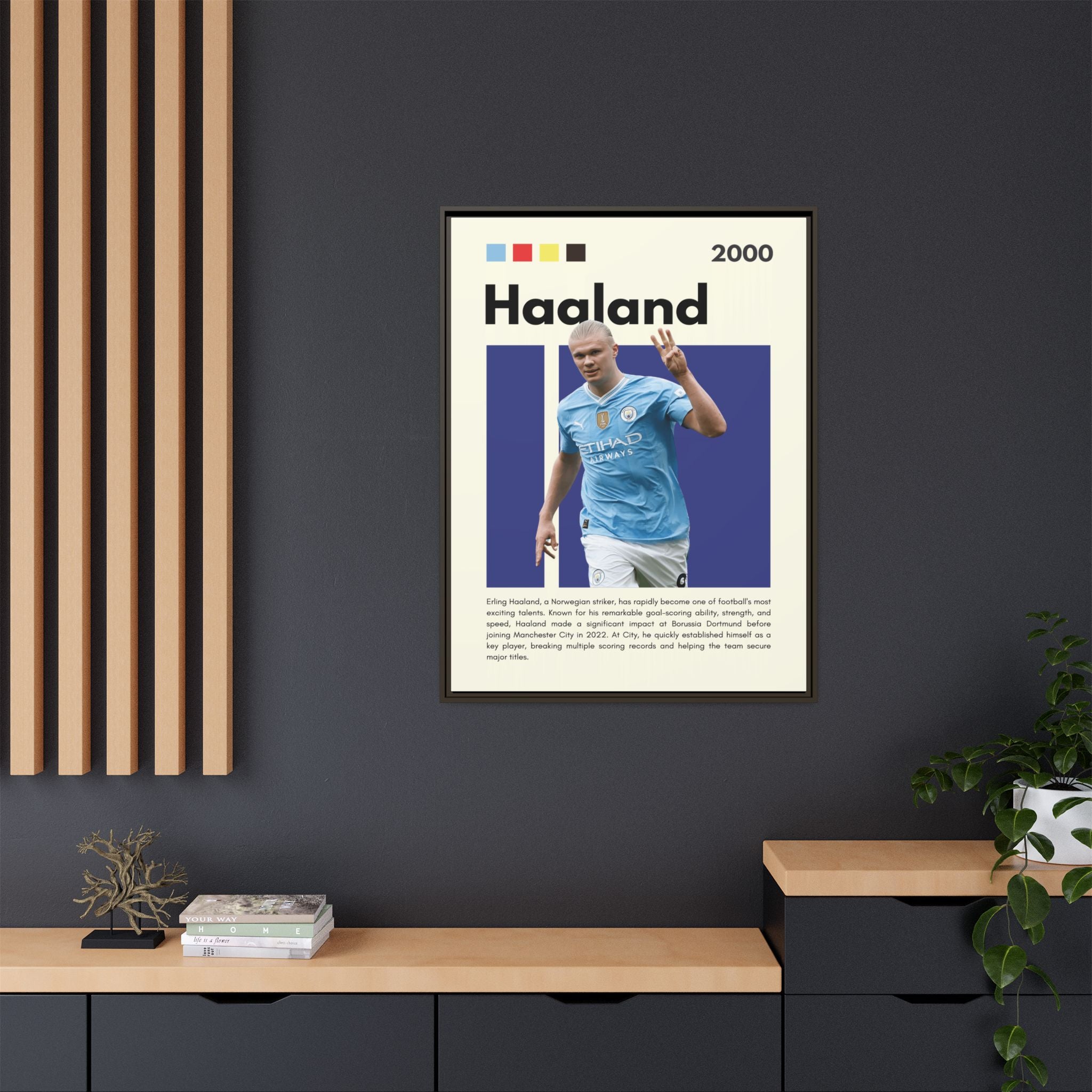 Haaland Rising - Canvas Wall Art