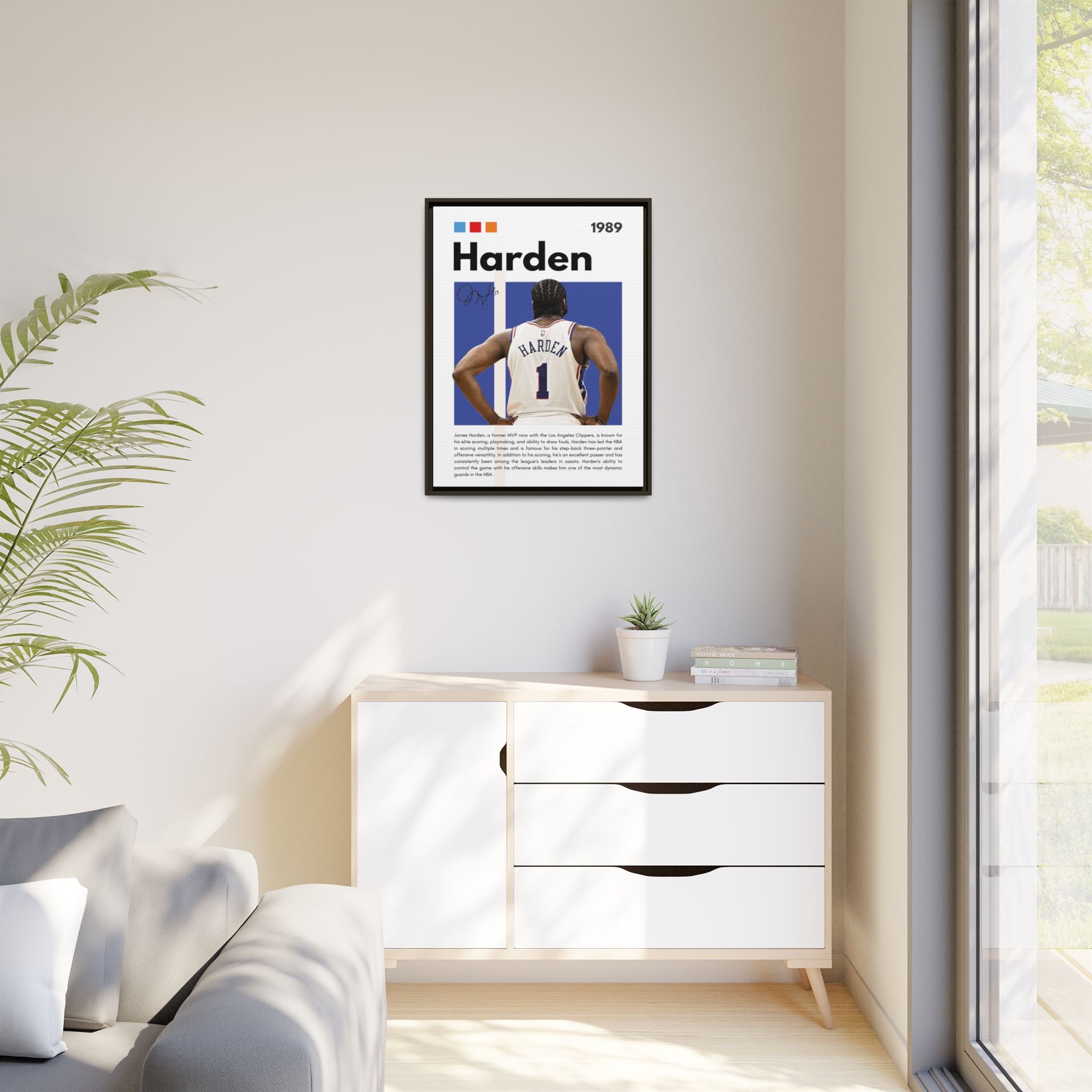 Harden's Stride - Canvas Wall Art