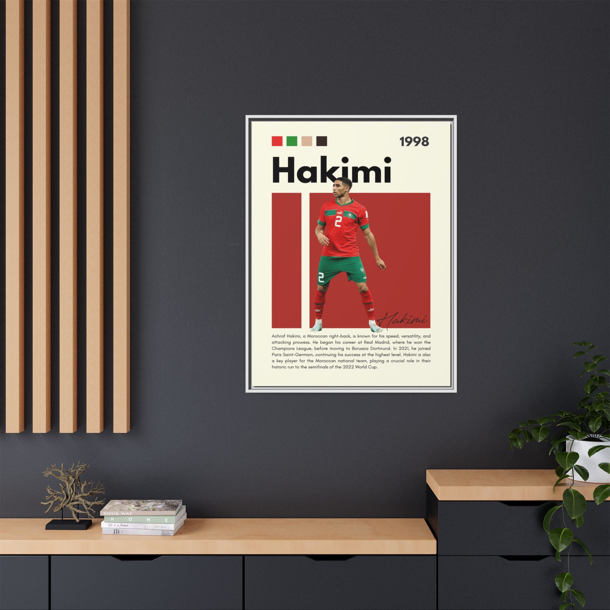 Hakimi: Lightning of Morocco - Canvas Wall Art