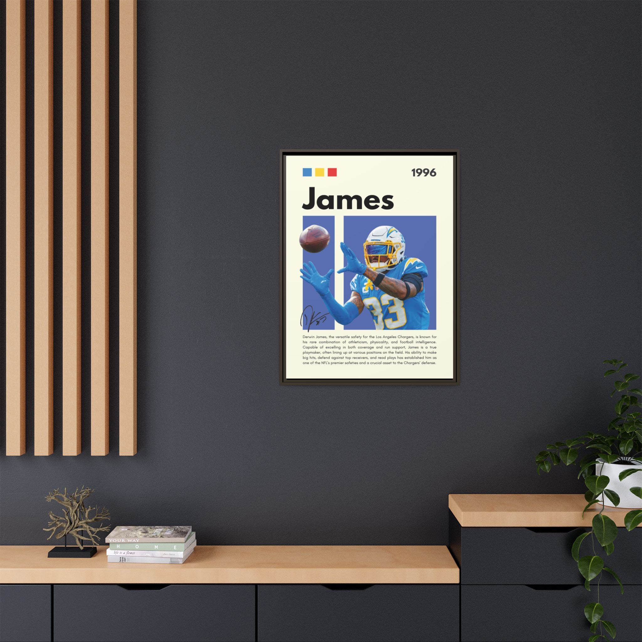 Derwin's Defensive Dominance - Canvas Wall Art