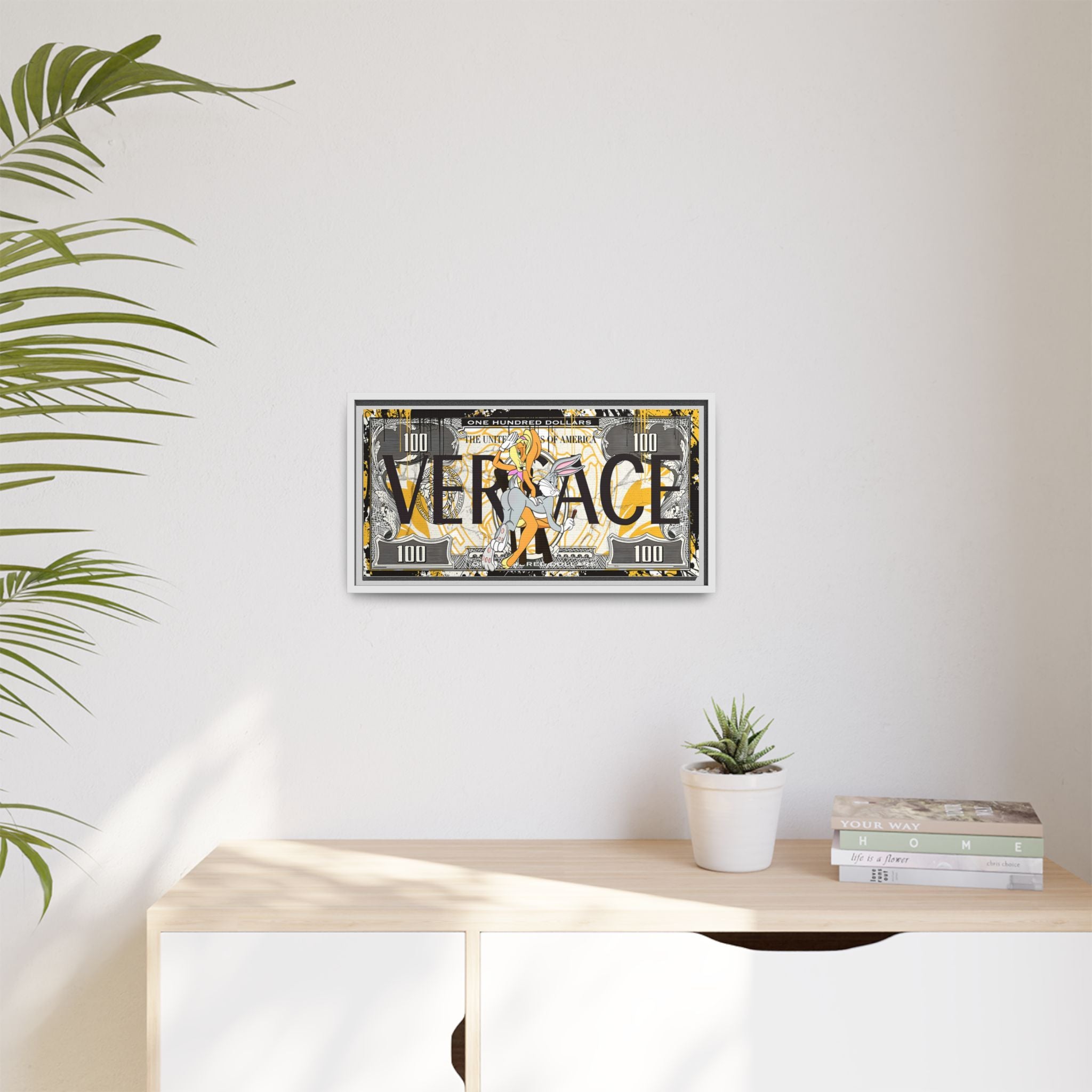 Bunny Benjamins: Pop Art Currency Remix, Looney Tunes Luxury Reimagined - Canvas Wall Art