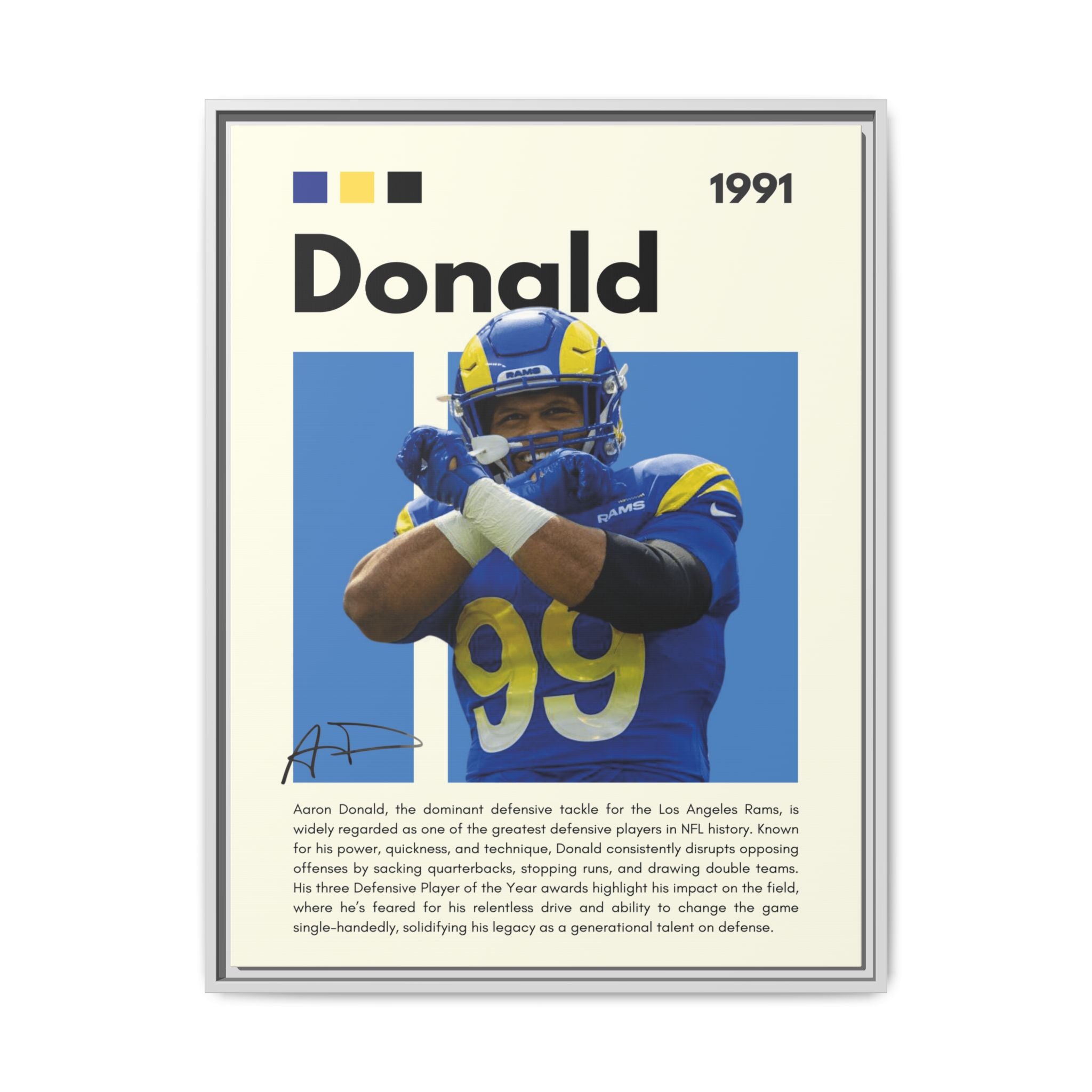 Defensive Domination - Canvas Wall Art