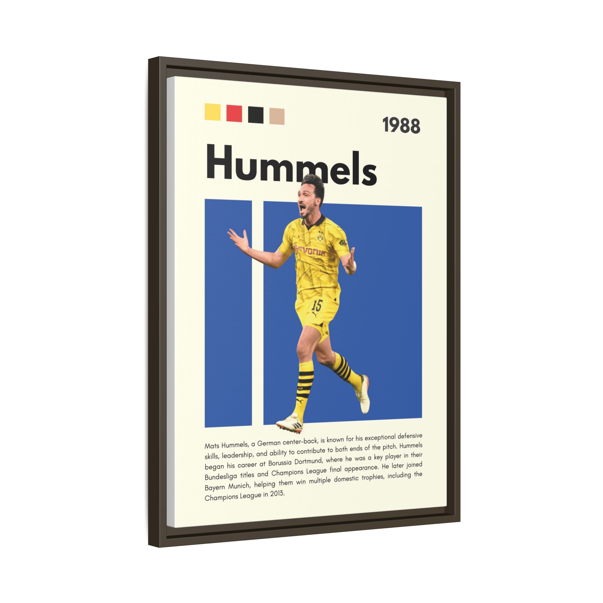 Hummels: Defensive Maestro - Canvas Wall Art