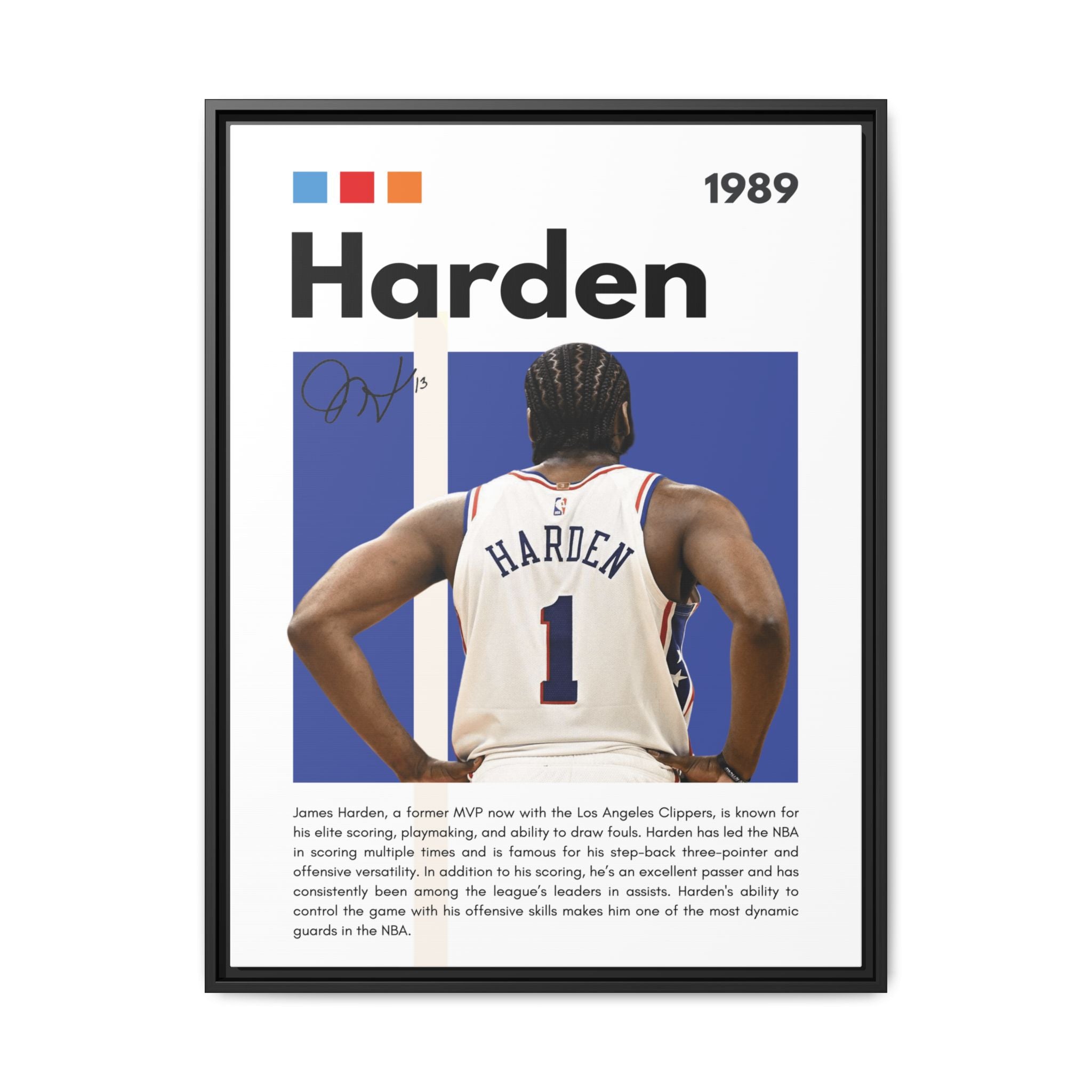 Harden's Stride - Canvas Wall Art