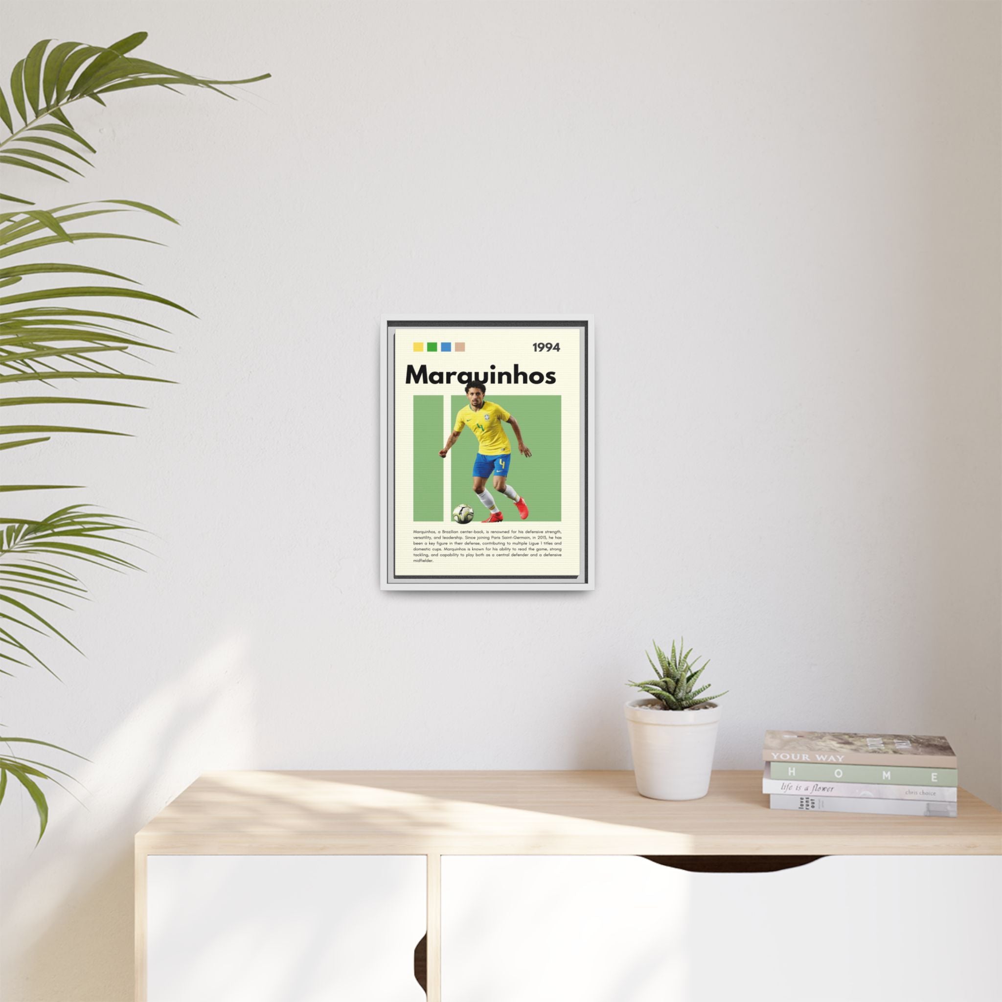 Marquinhos: Defensive Maestro - Canvas Wall Art