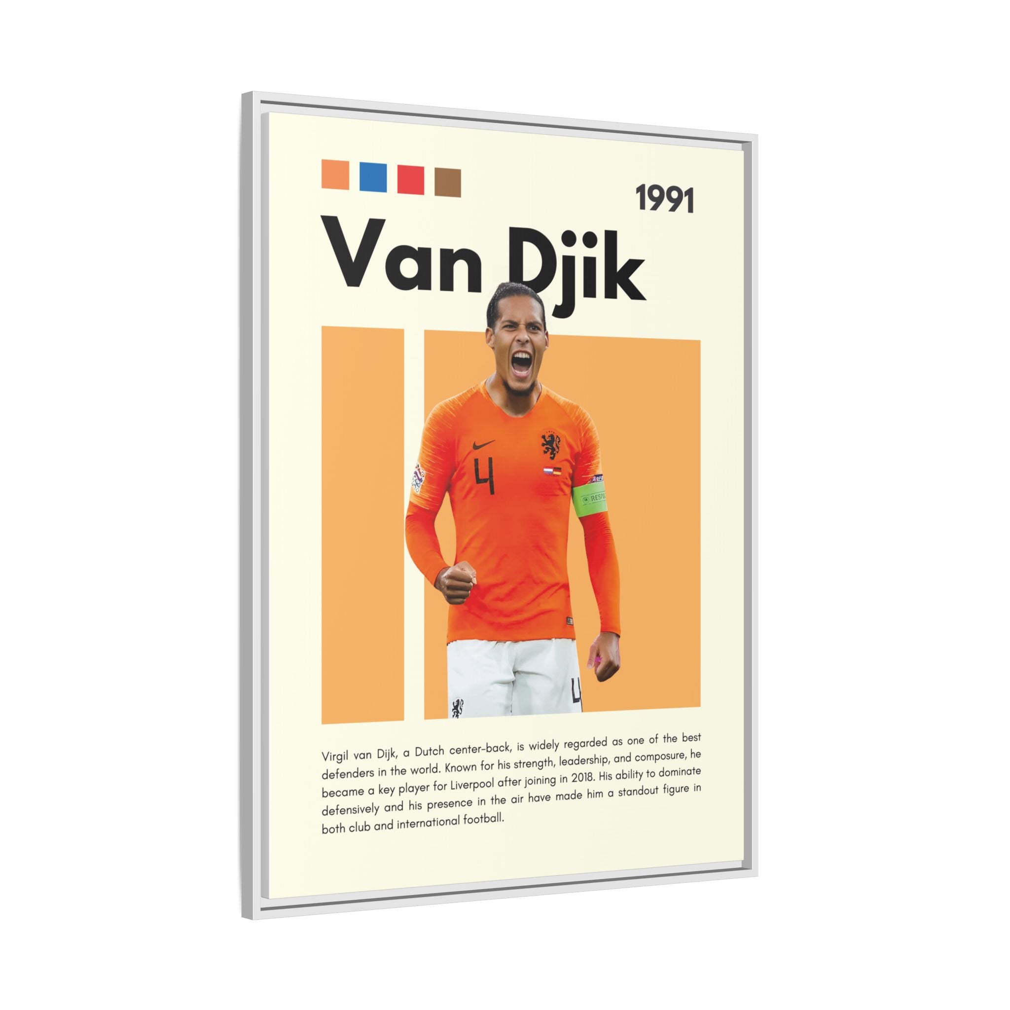 Defender of Orange - Canvas Wall Art