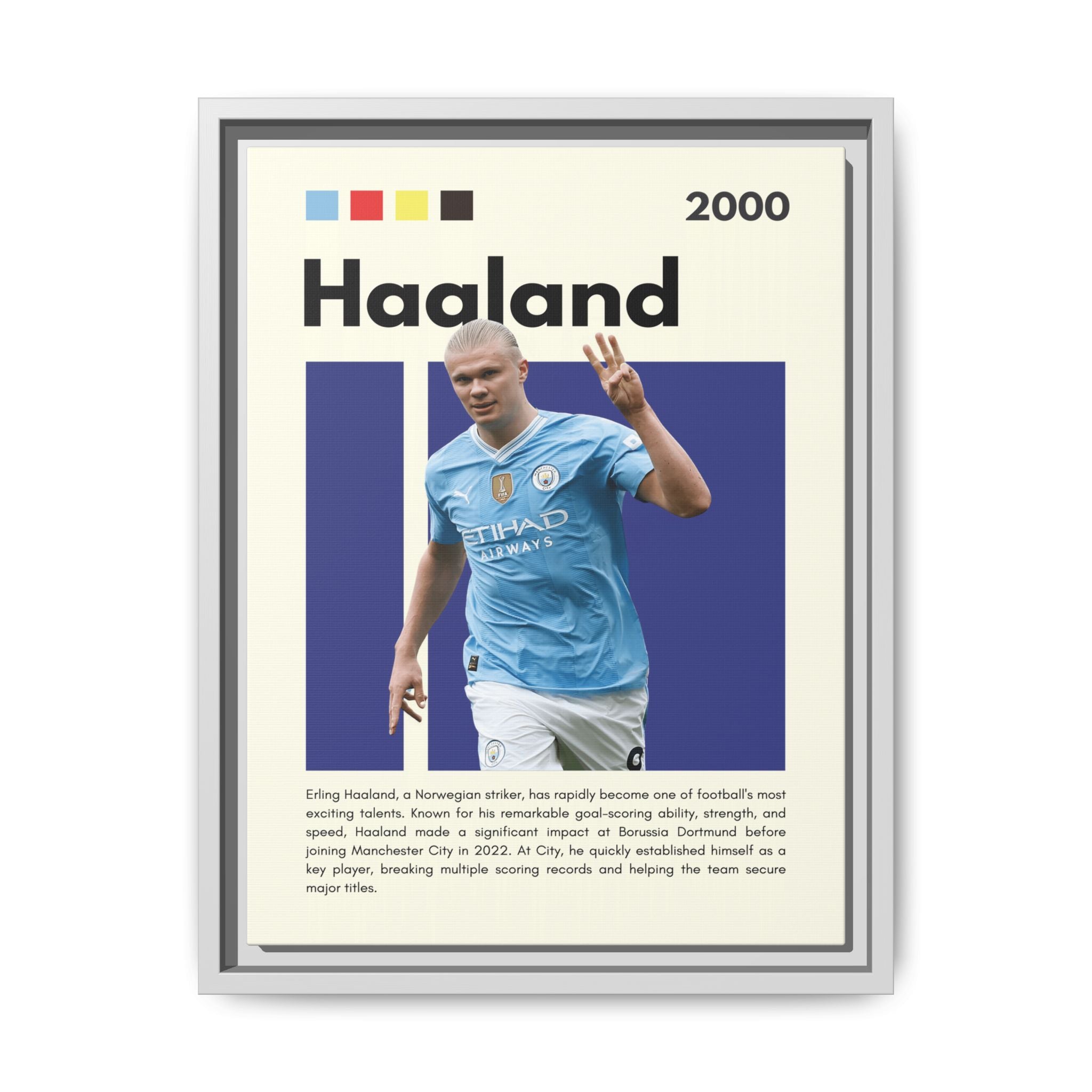 Haaland Rising - Canvas Wall Art