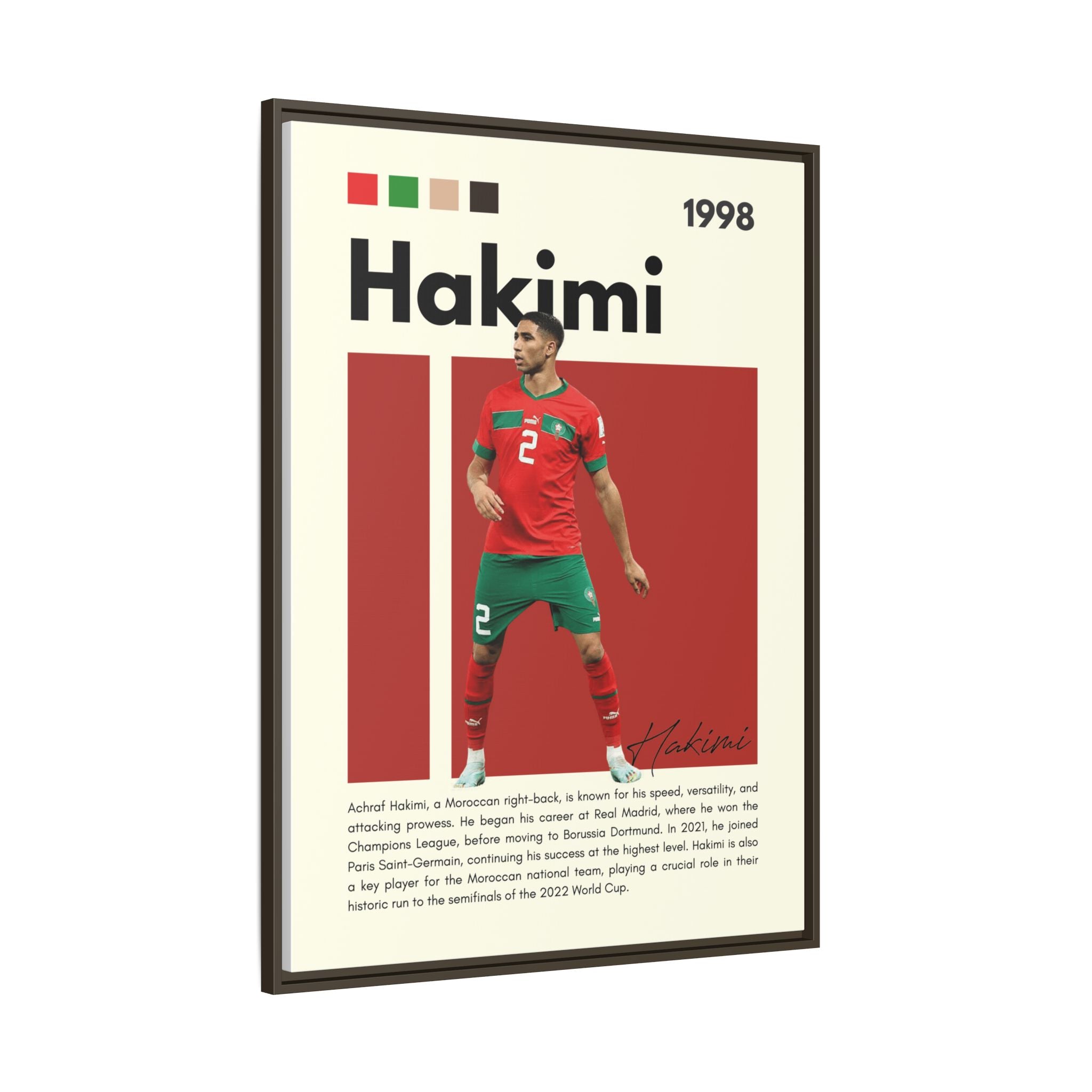 Hakimi: Lightning of Morocco - Canvas Wall Art