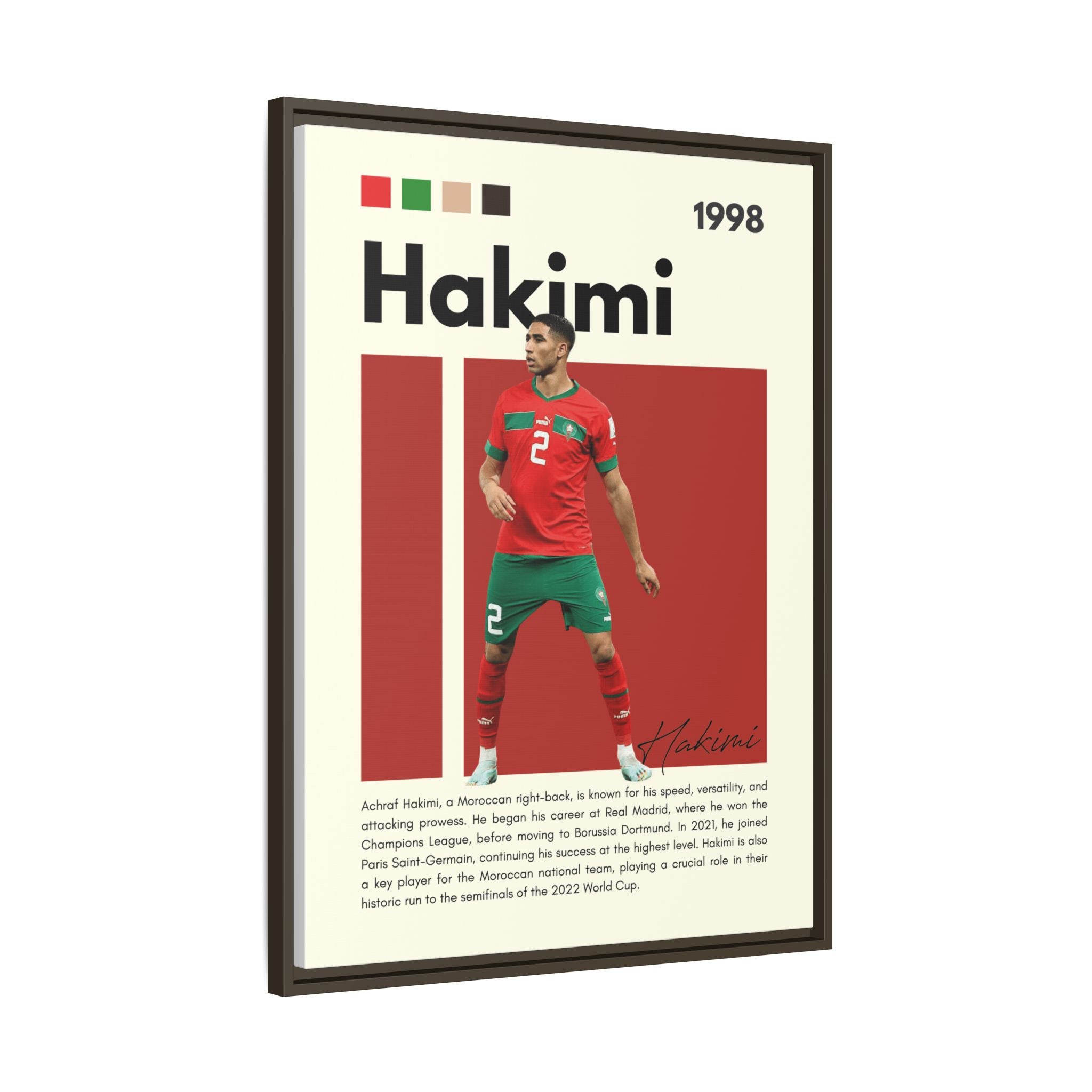 Hakimi: Lightning of Morocco - Canvas Wall Art