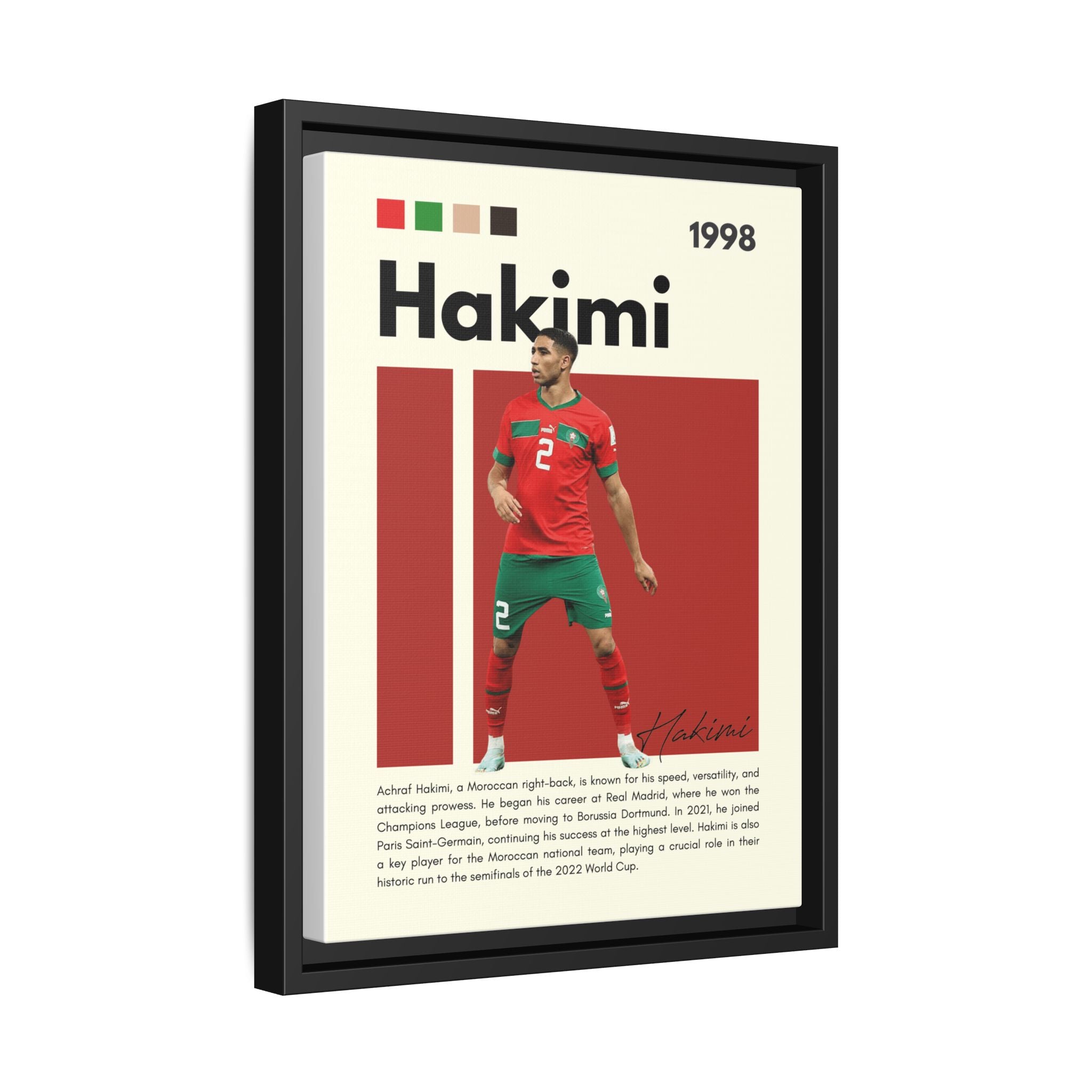 Hakimi: Lightning of Morocco - Canvas Wall Art