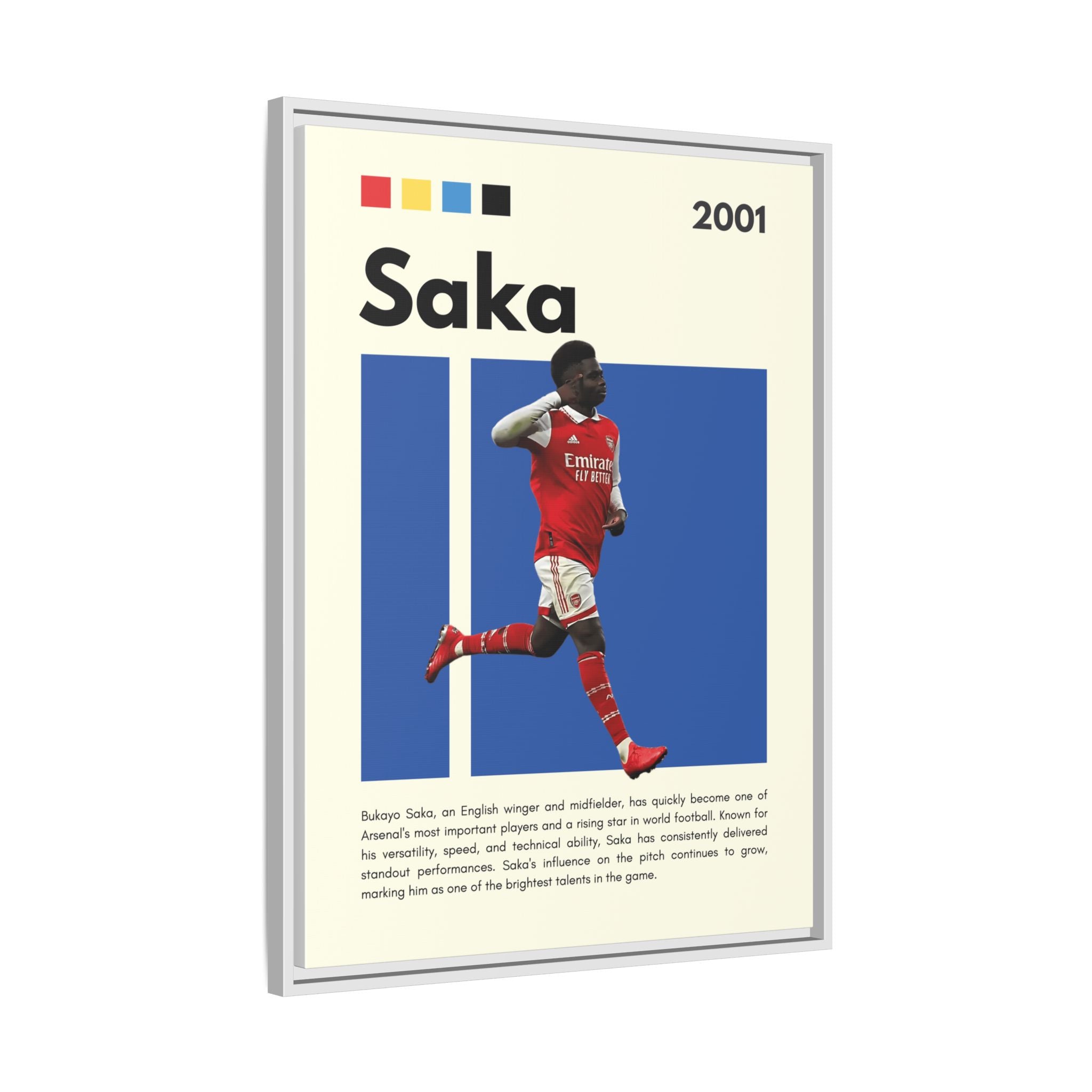 Saka Soars - Canvas Wall Art