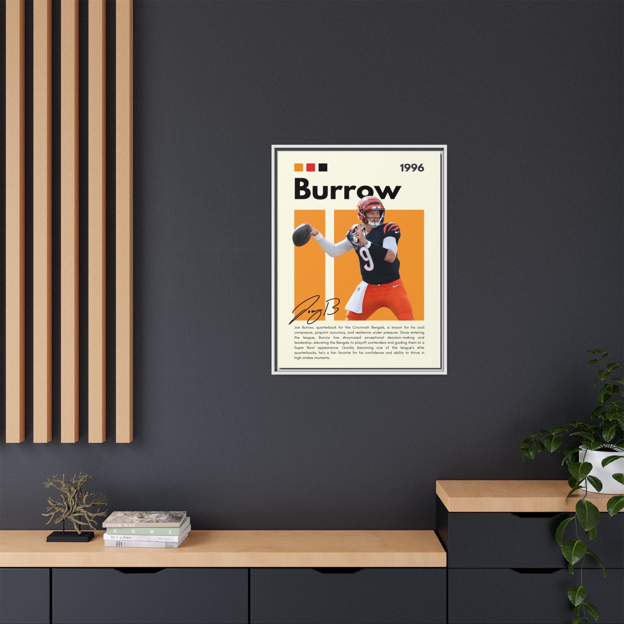 Bengals Blaze - Canvas Wall Art