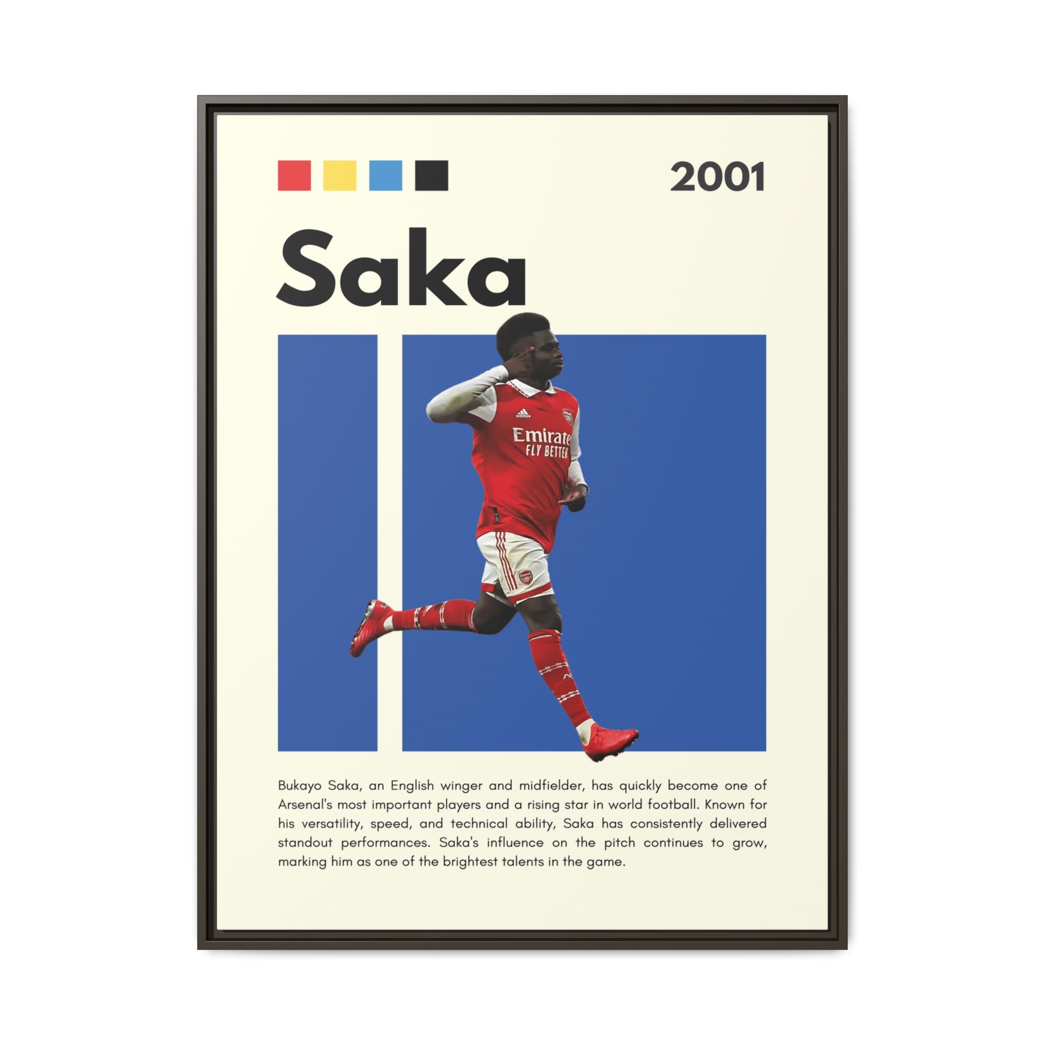 Saka Soars - Canvas Wall Art