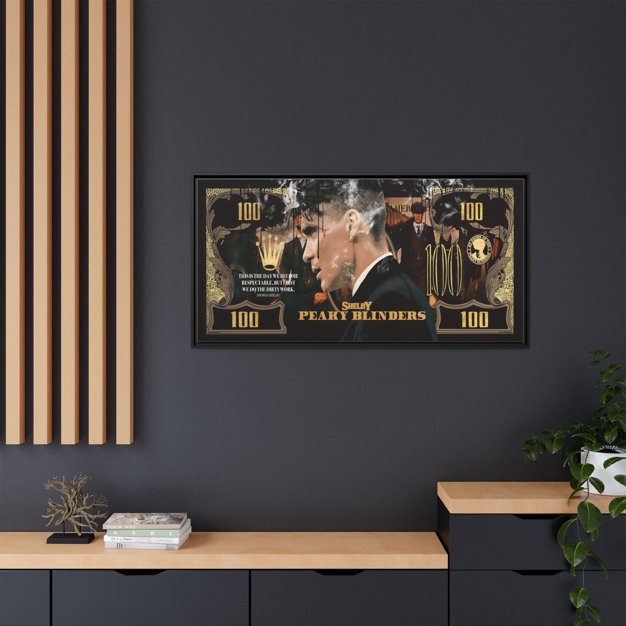Peaky Blinders Golden Era: Shelby Saga in Commemorative Art, Criminal Elegance Poster - Canvas Wall Art