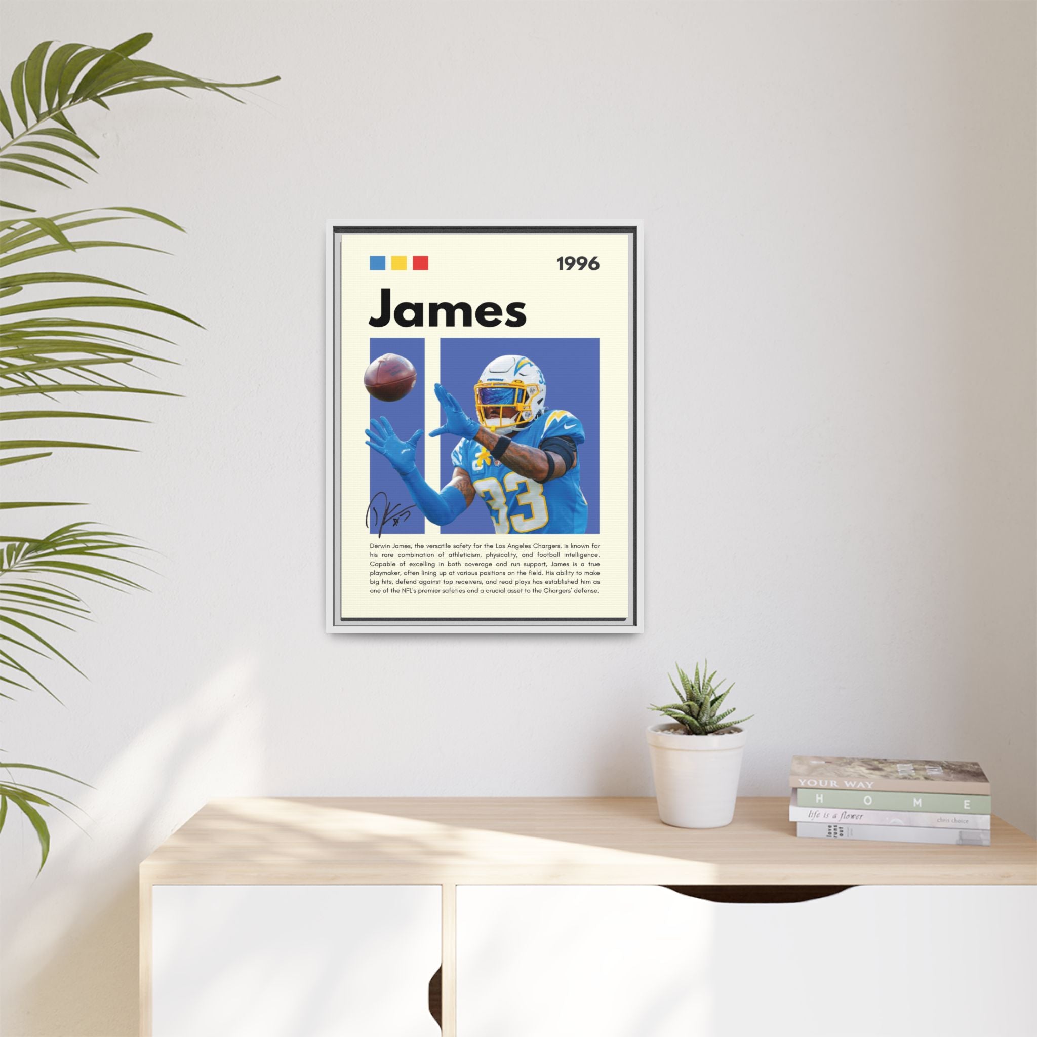 Derwin's Defensive Dominance - Canvas Wall Art