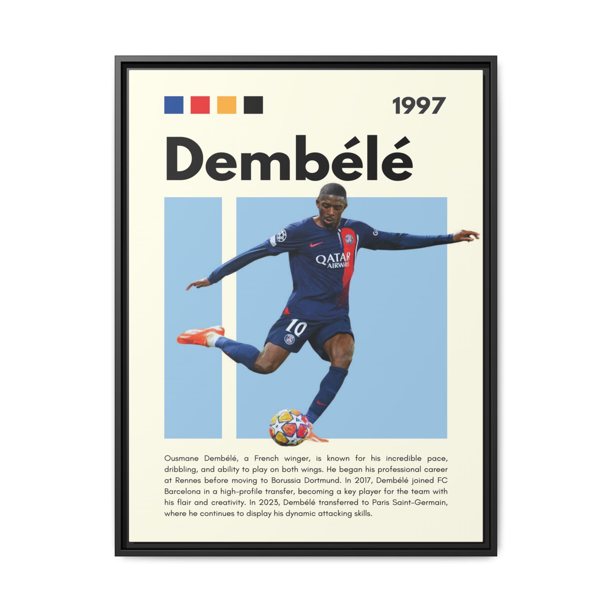 Dembélé - Canvas Wall Art