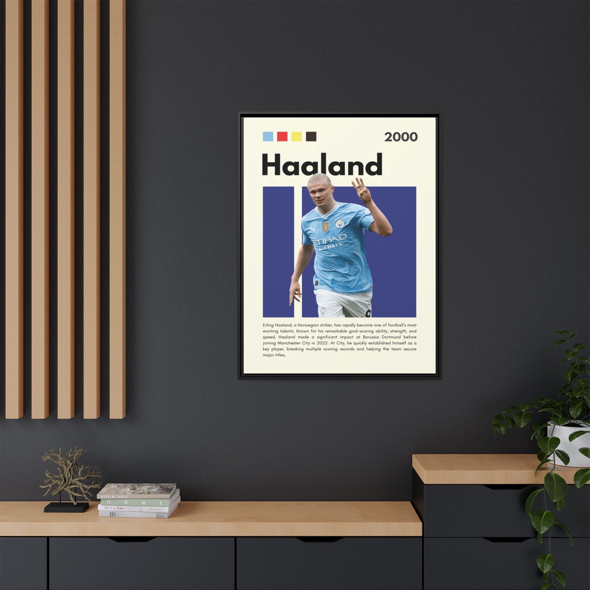 Haaland Rising - Canvas Wall Art