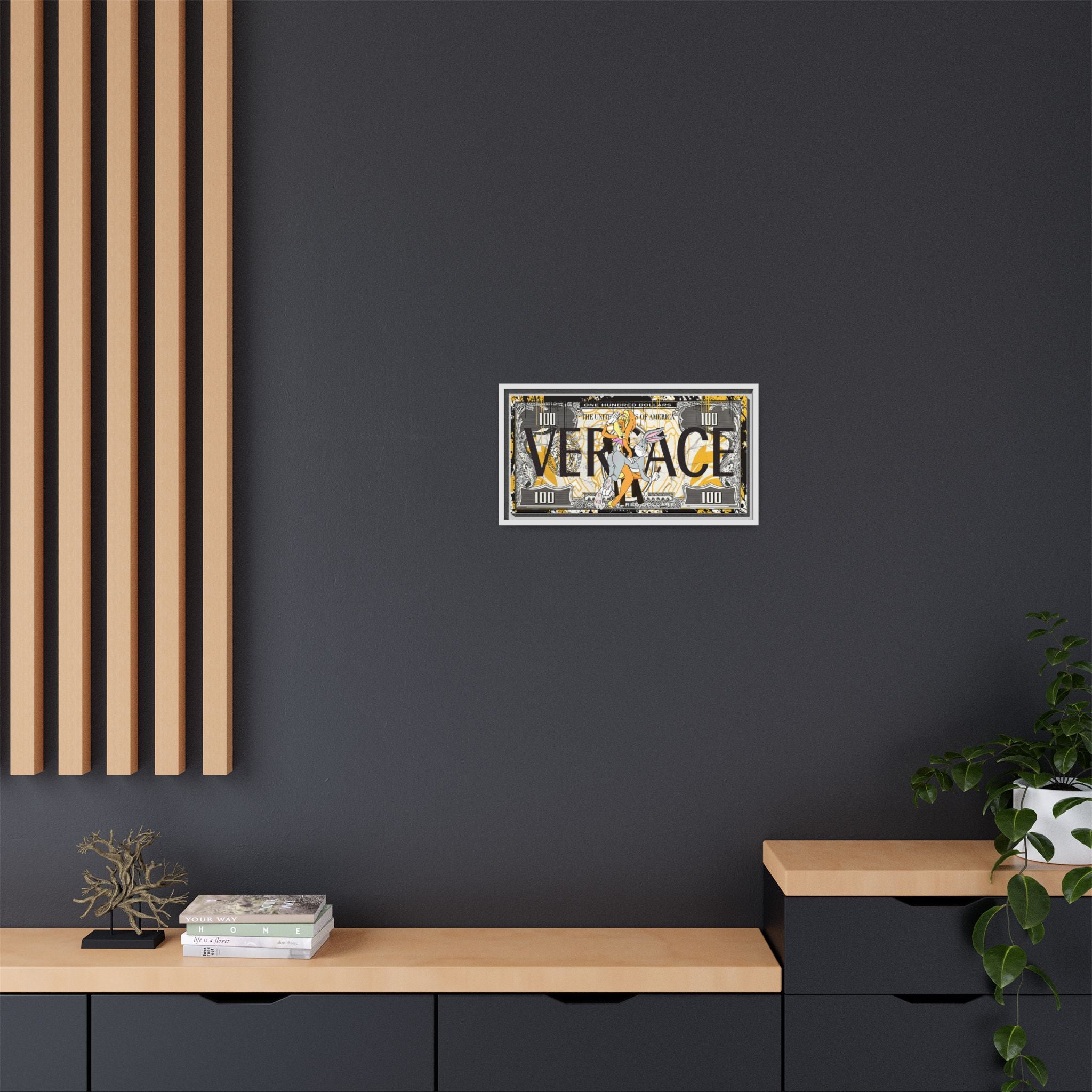 Bunny Benjamins: Pop Art Currency Remix, Looney Tunes Luxury Reimagined - Canvas Wall Art