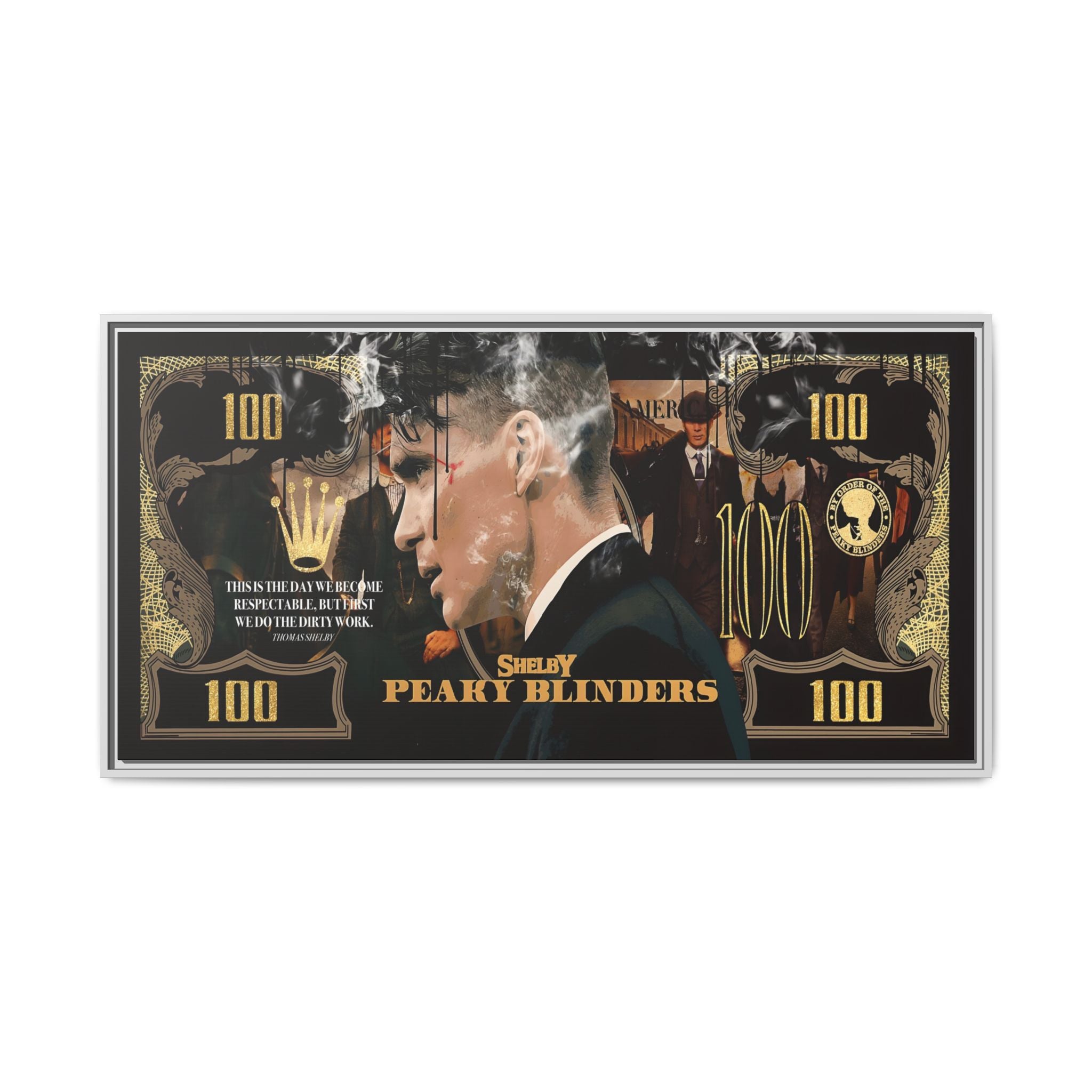 Peaky Blinders Golden Era: Shelby Saga in Commemorative Art, Criminal Elegance Poster - Canvas Wall Art