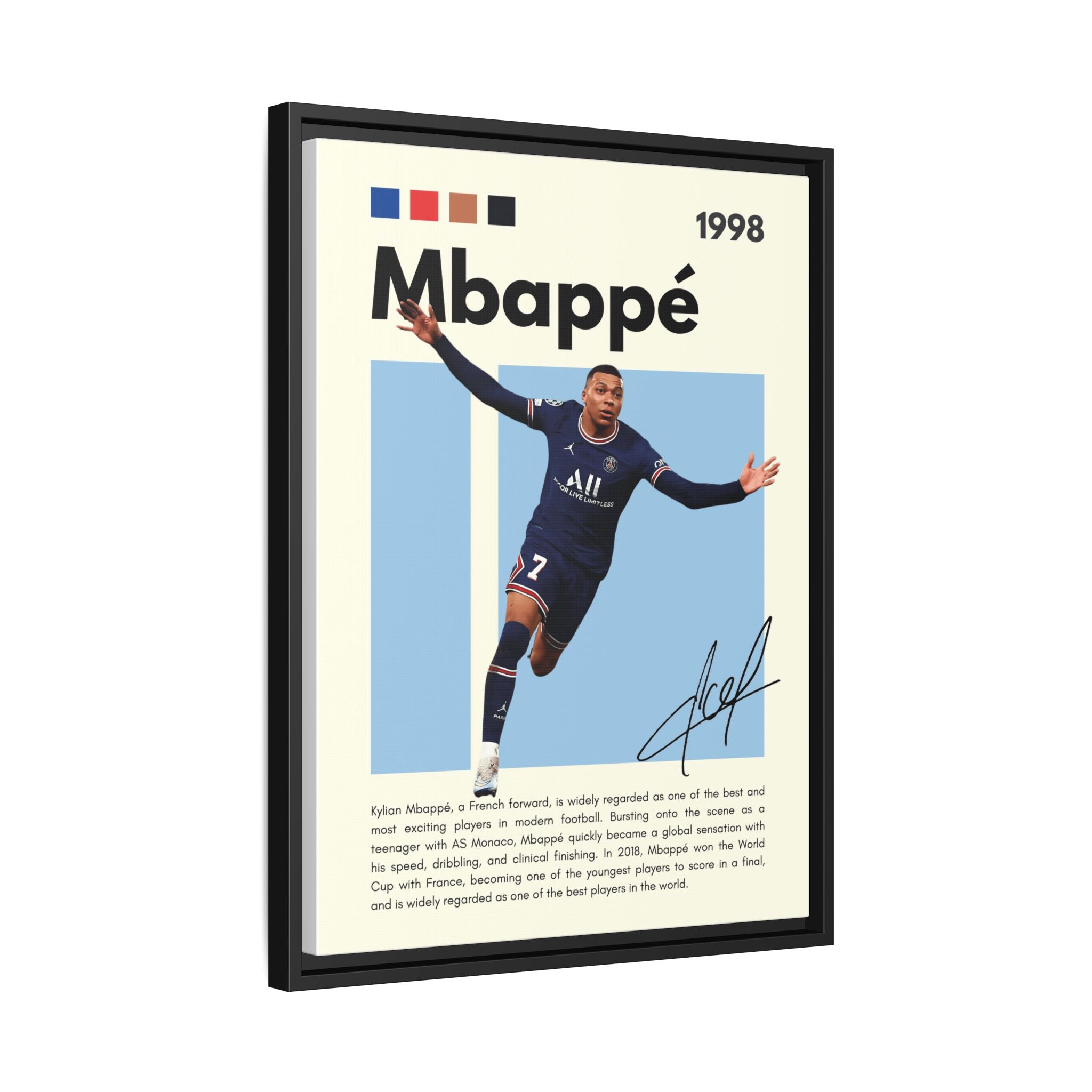 Mbappé Magic - Canvas Wall Art