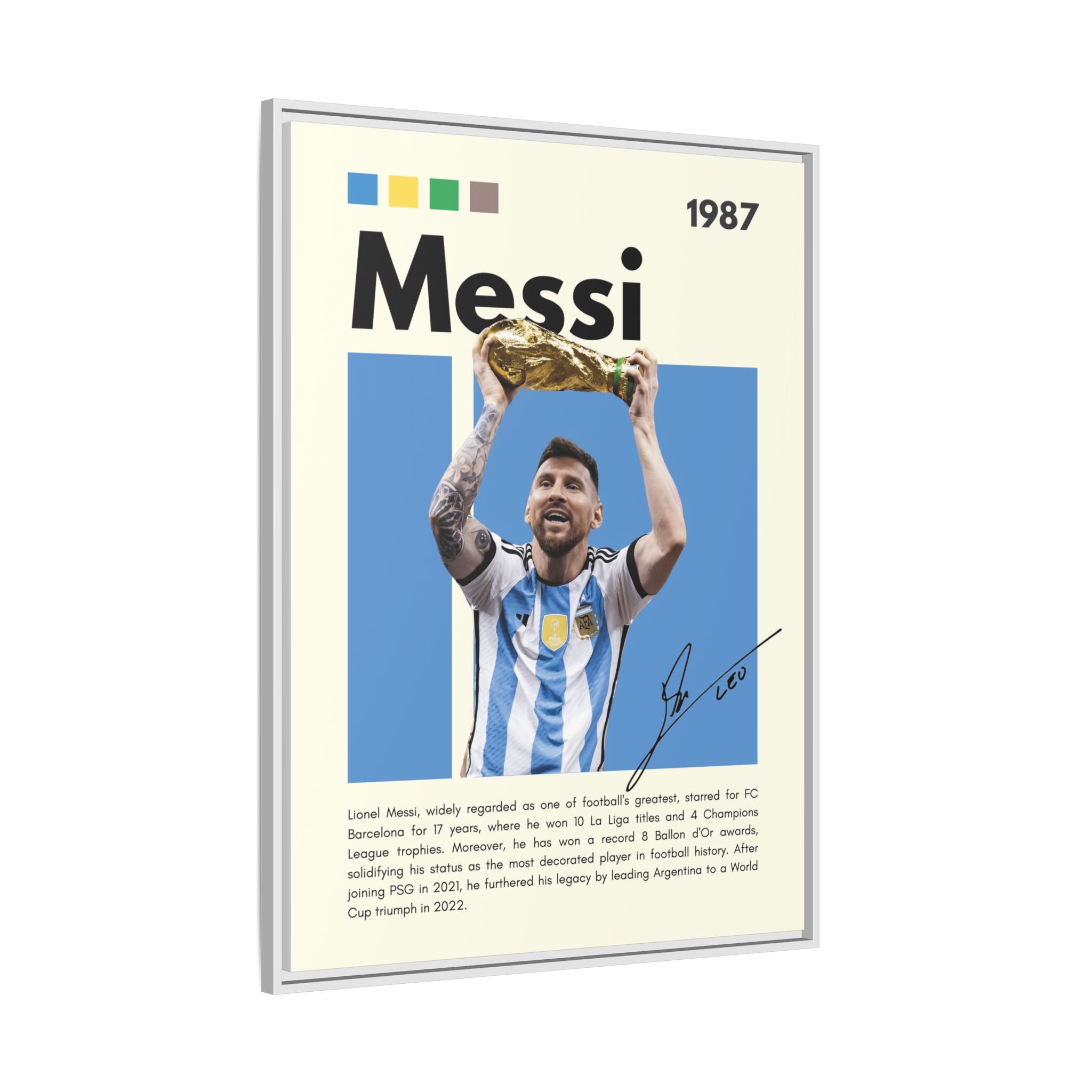 Messi's Triumph - Canvas Wall Art