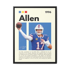 Josh Allen - Canvas Wall Art