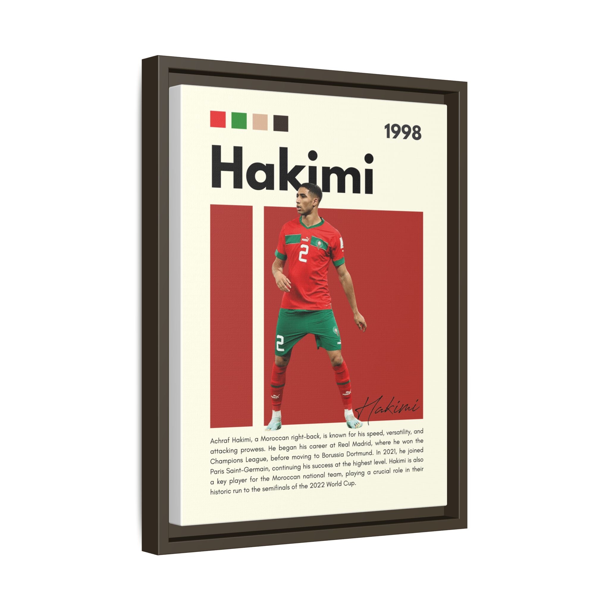Hakimi: Lightning of Morocco - Canvas Wall Art