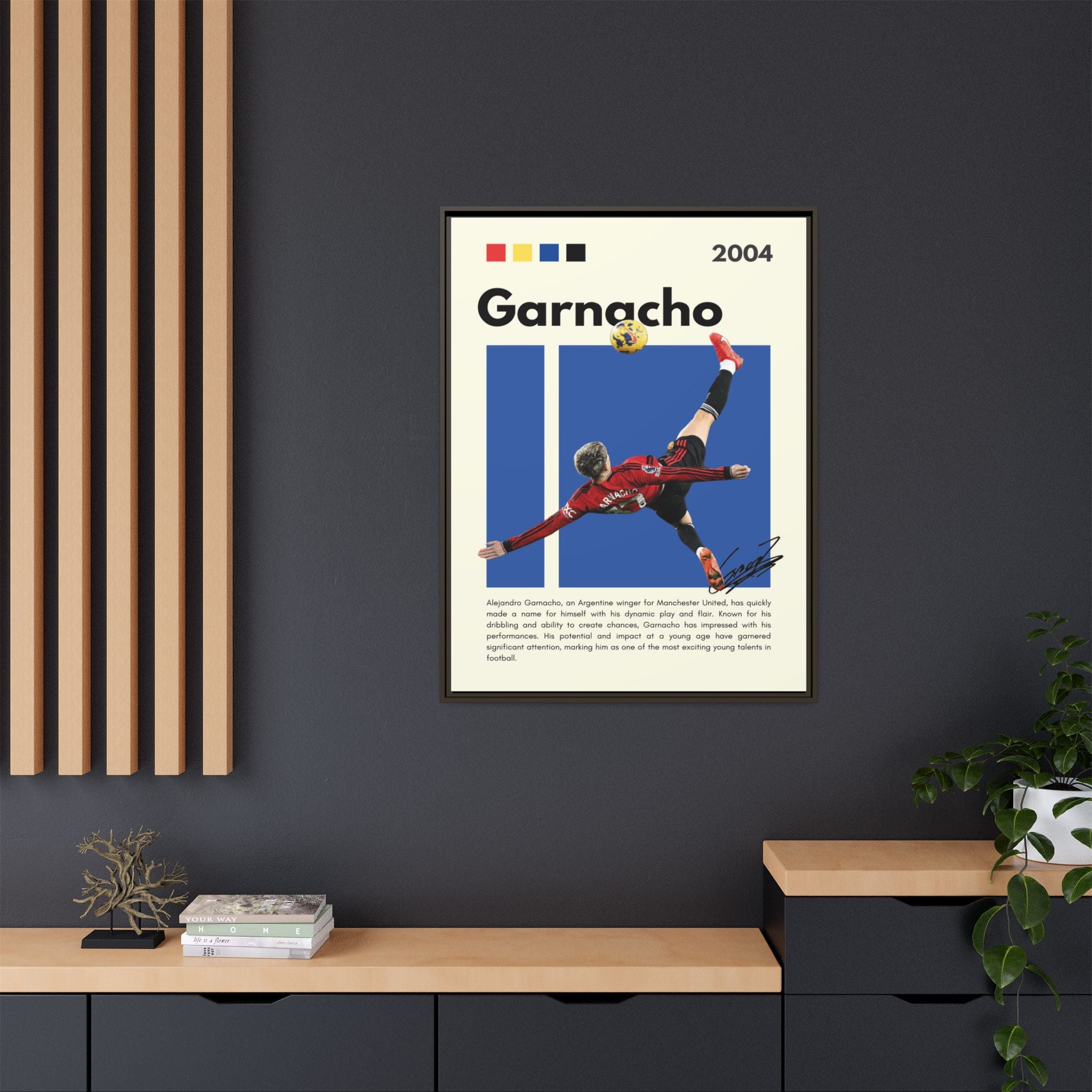 Garnacho Rises - Canvas Wall Art