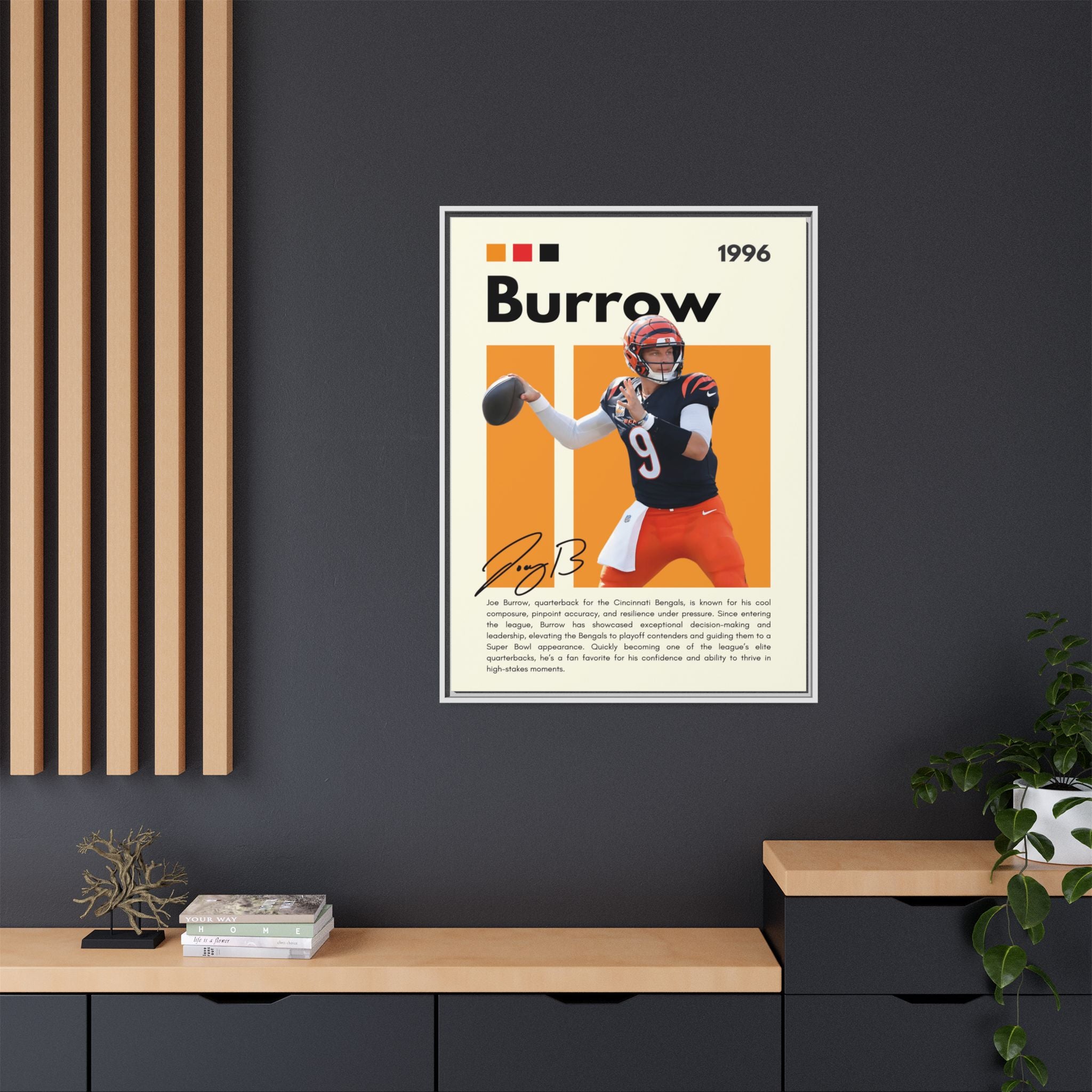 Bengals Blaze - Canvas Wall Art