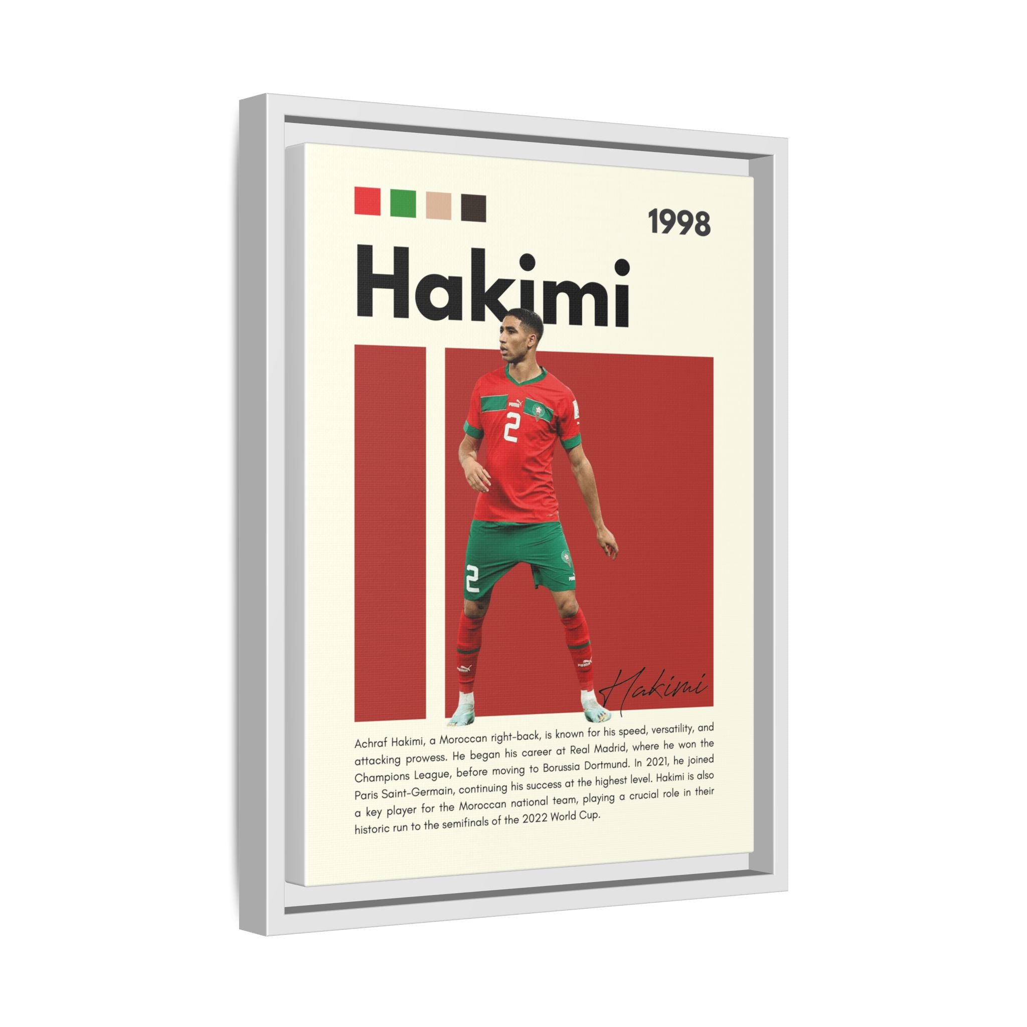 Hakimi: Lightning of Morocco - Canvas Wall Art