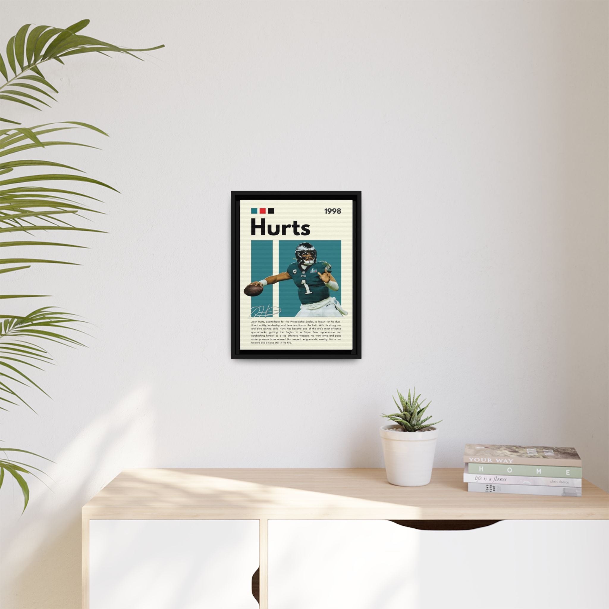 Quarterback's Triumph - Canvas Wall Art