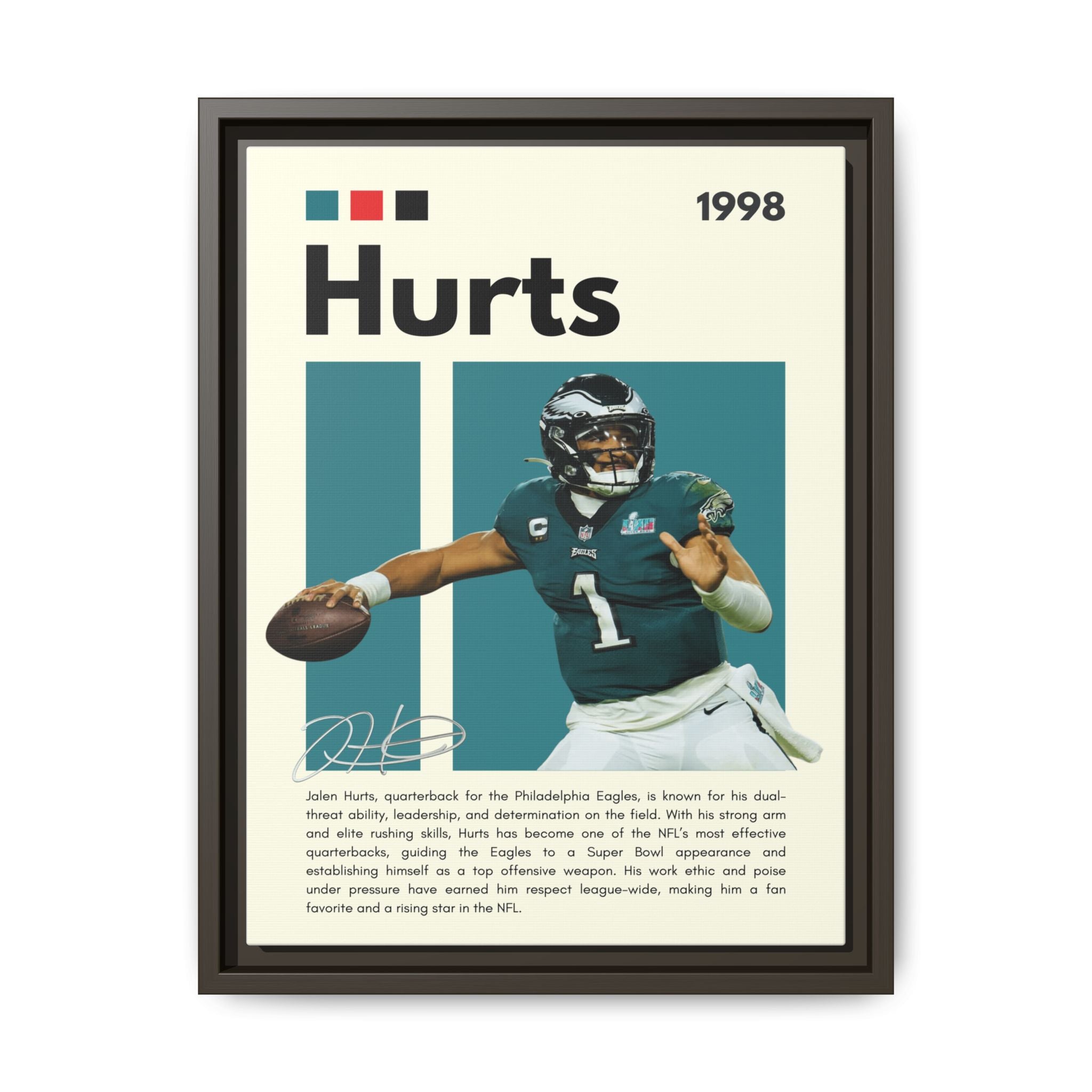 Quarterback's Triumph - Canvas Wall Art