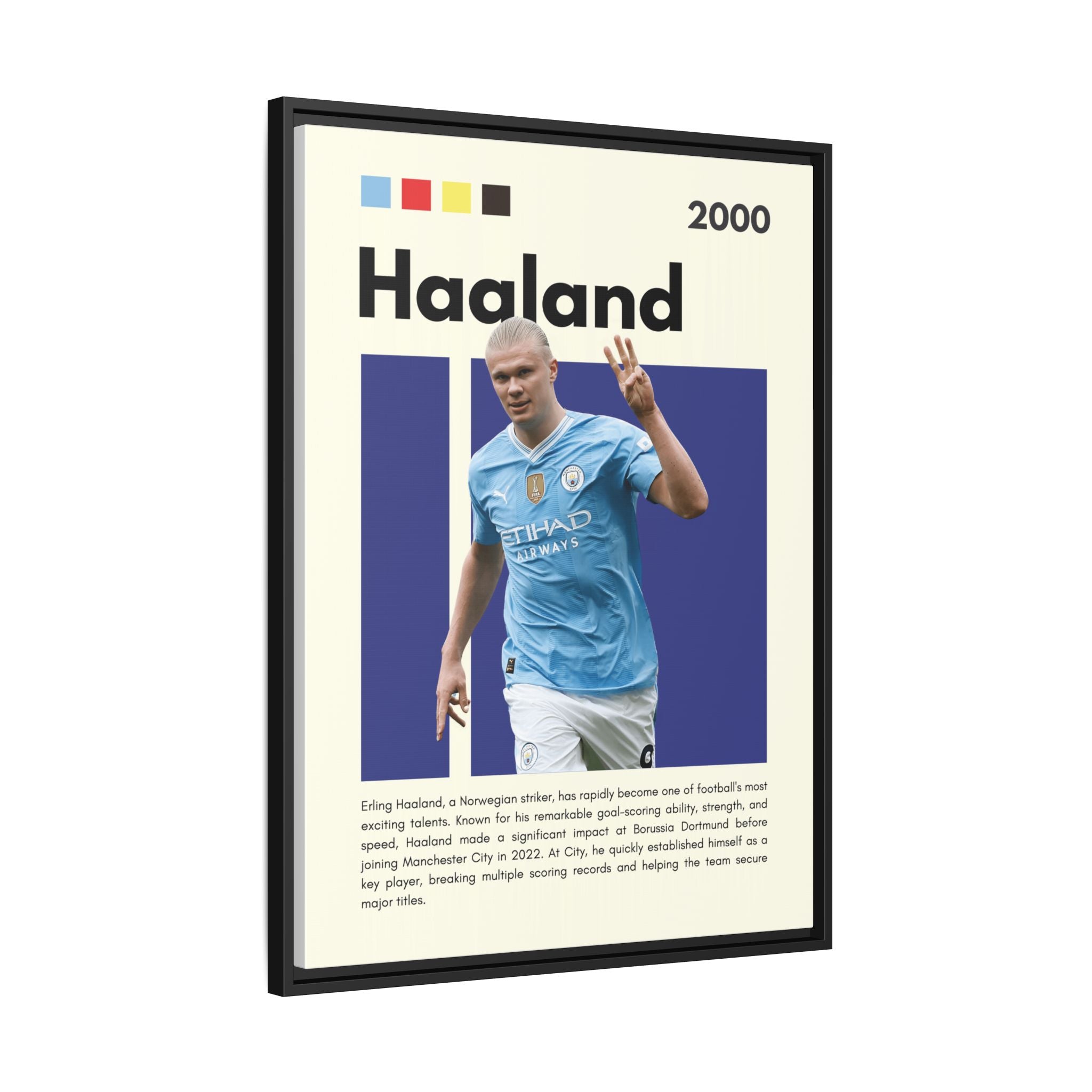 Haaland Rising - Canvas Wall Art