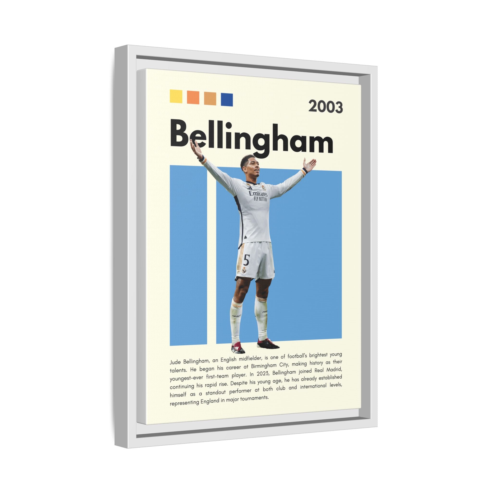 Jude Bellingham: Rising Star - Canvas Wall Art