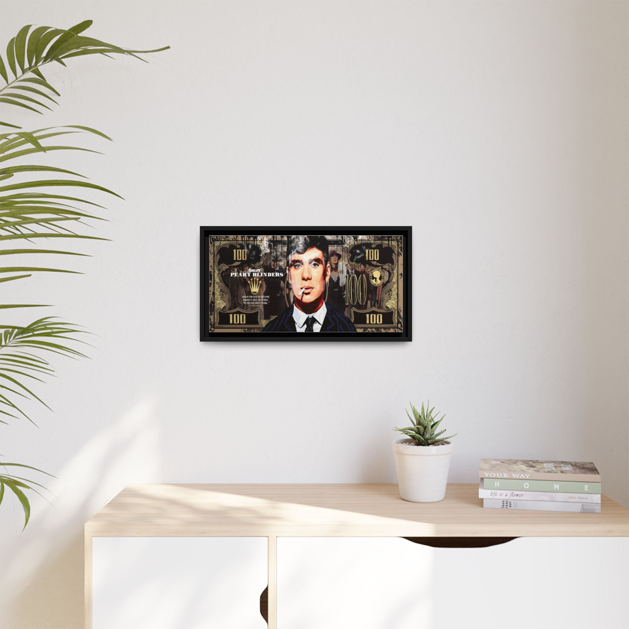 Peaky Blinders Reign: Shelby Empire Rising, Vintage Gangster Art Portrait - Canvas Wall Art