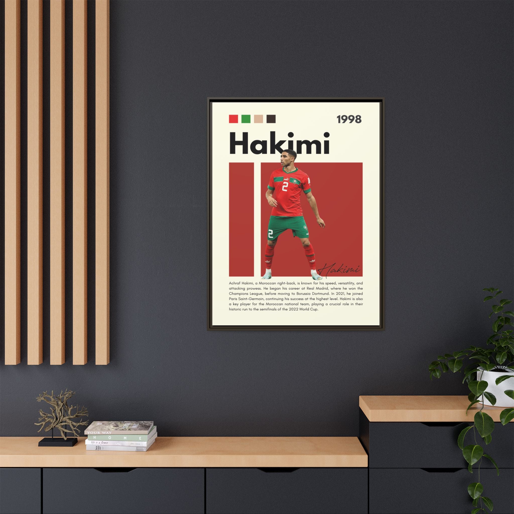 Hakimi: Lightning of Morocco - Canvas Wall Art