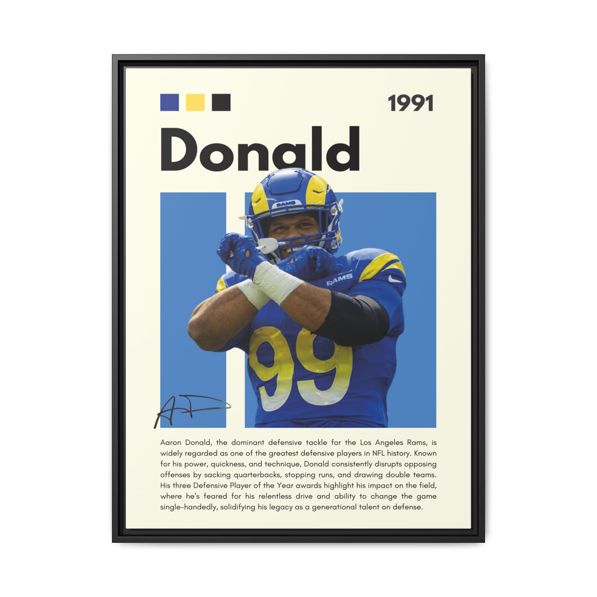 Defensive Domination - Canvas Wall Art