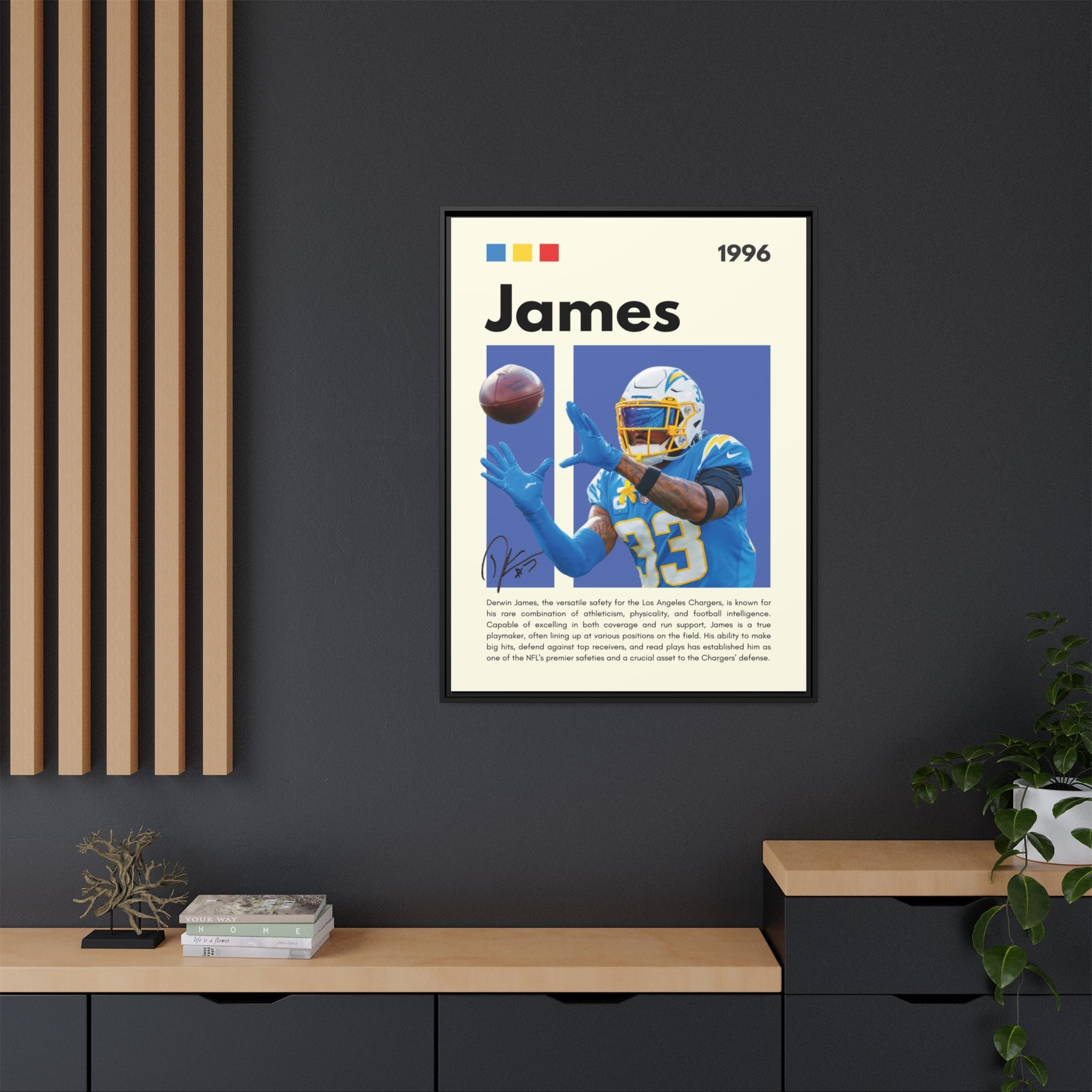 Derwin's Defensive Dominance - Canvas Wall Art