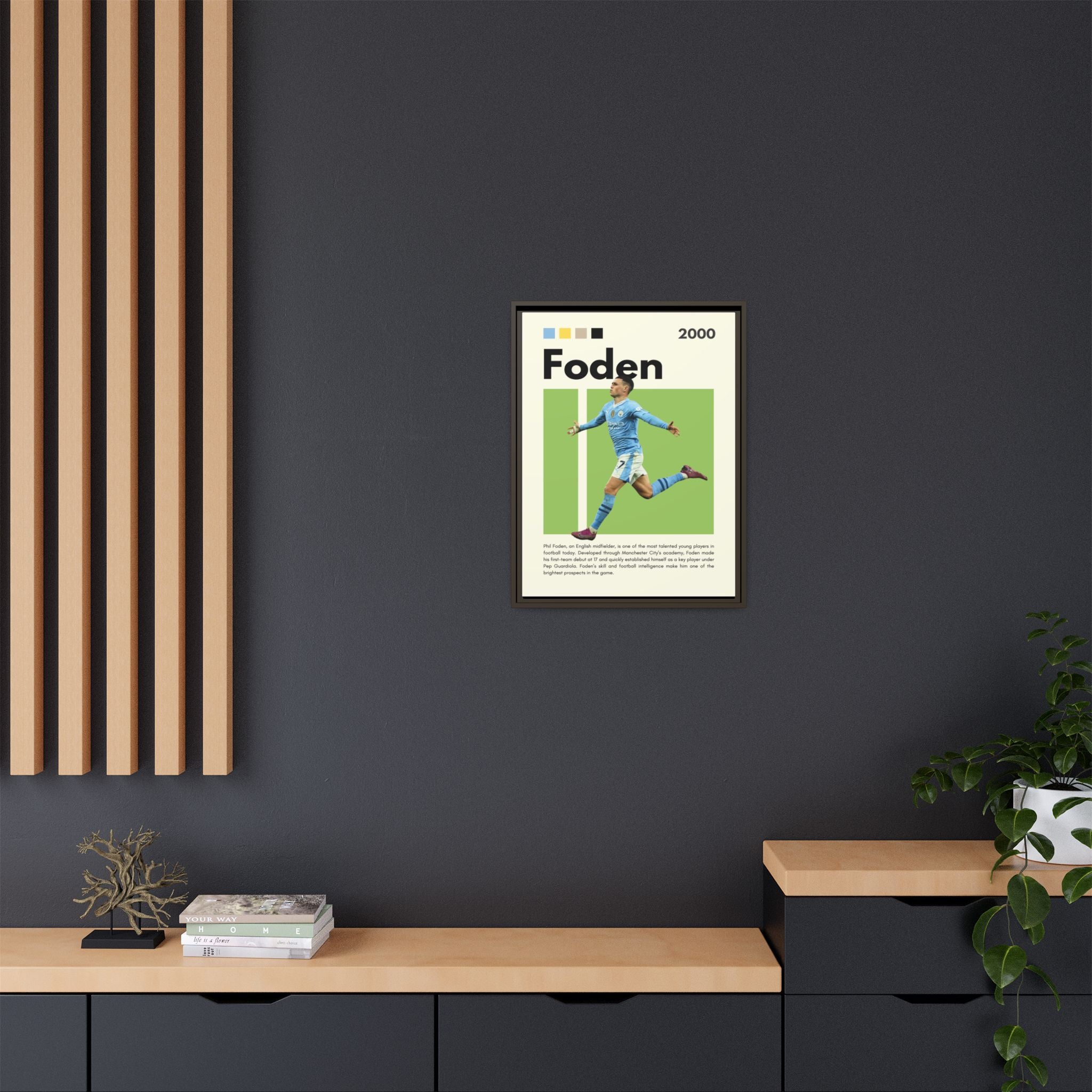 Sky Blue Prodigy - Canvas Wall Art
