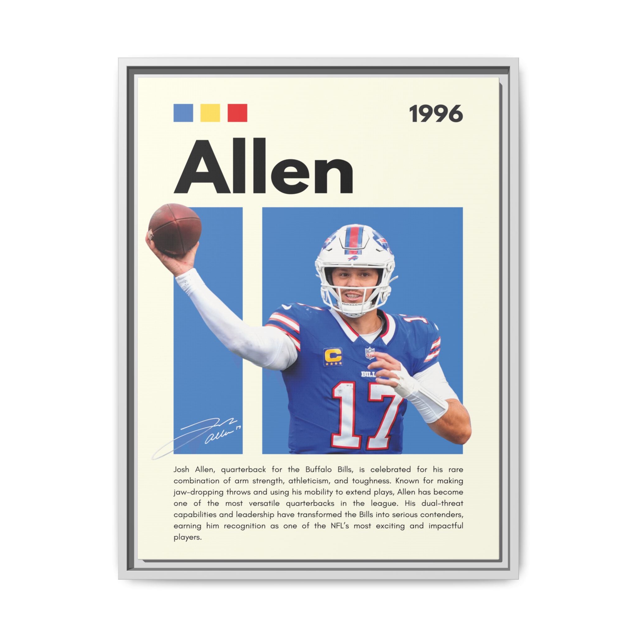 Josh Allen - Canvas Wall Art