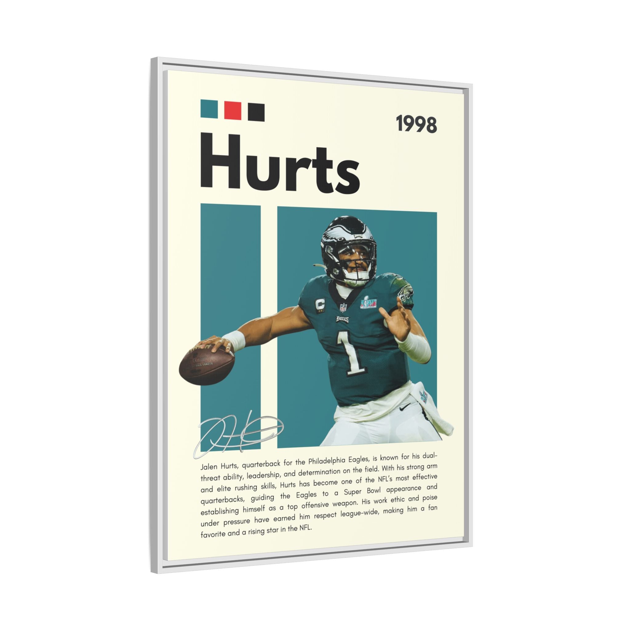 Quarterback's Triumph - Canvas Wall Art