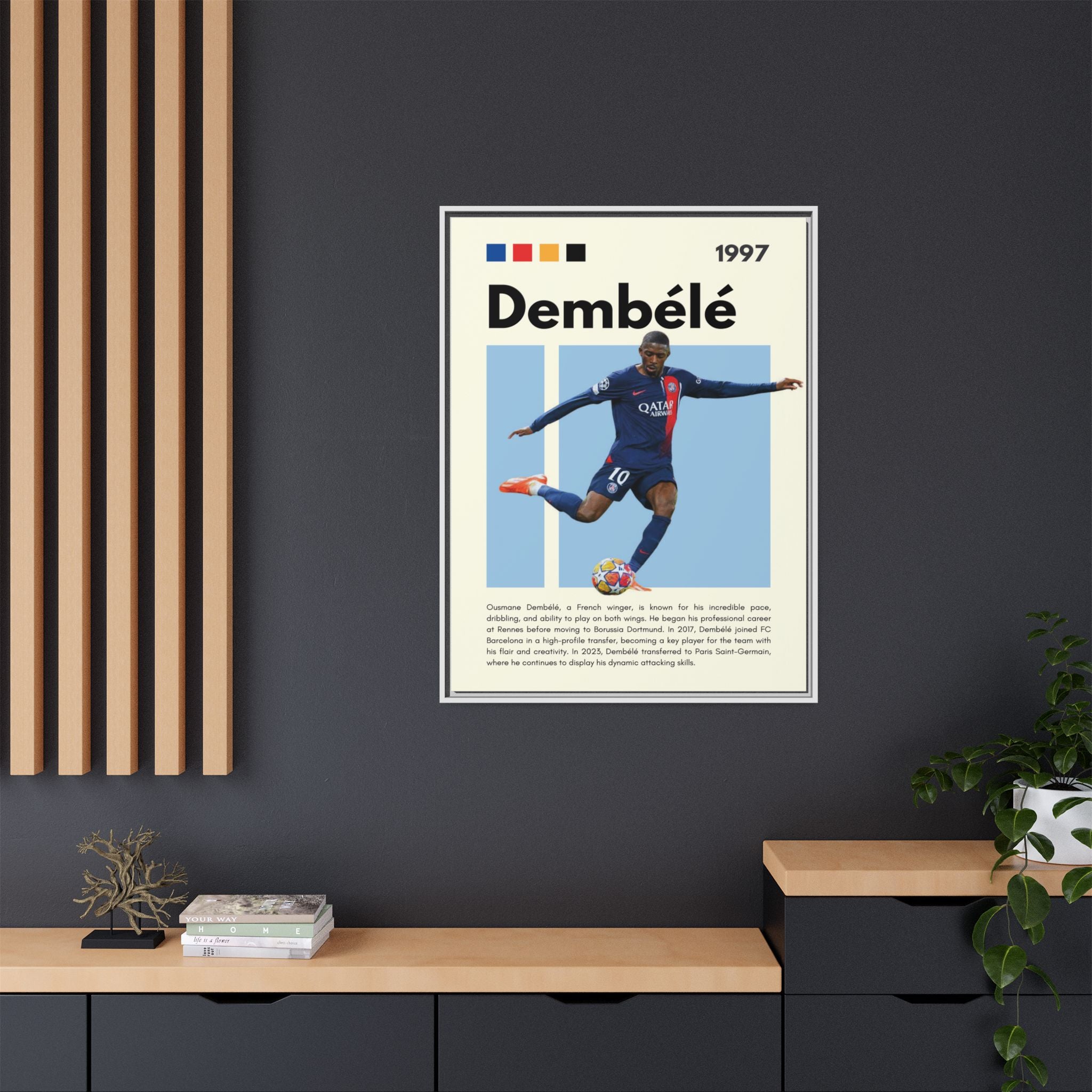 Dembélé - Canvas Wall Art