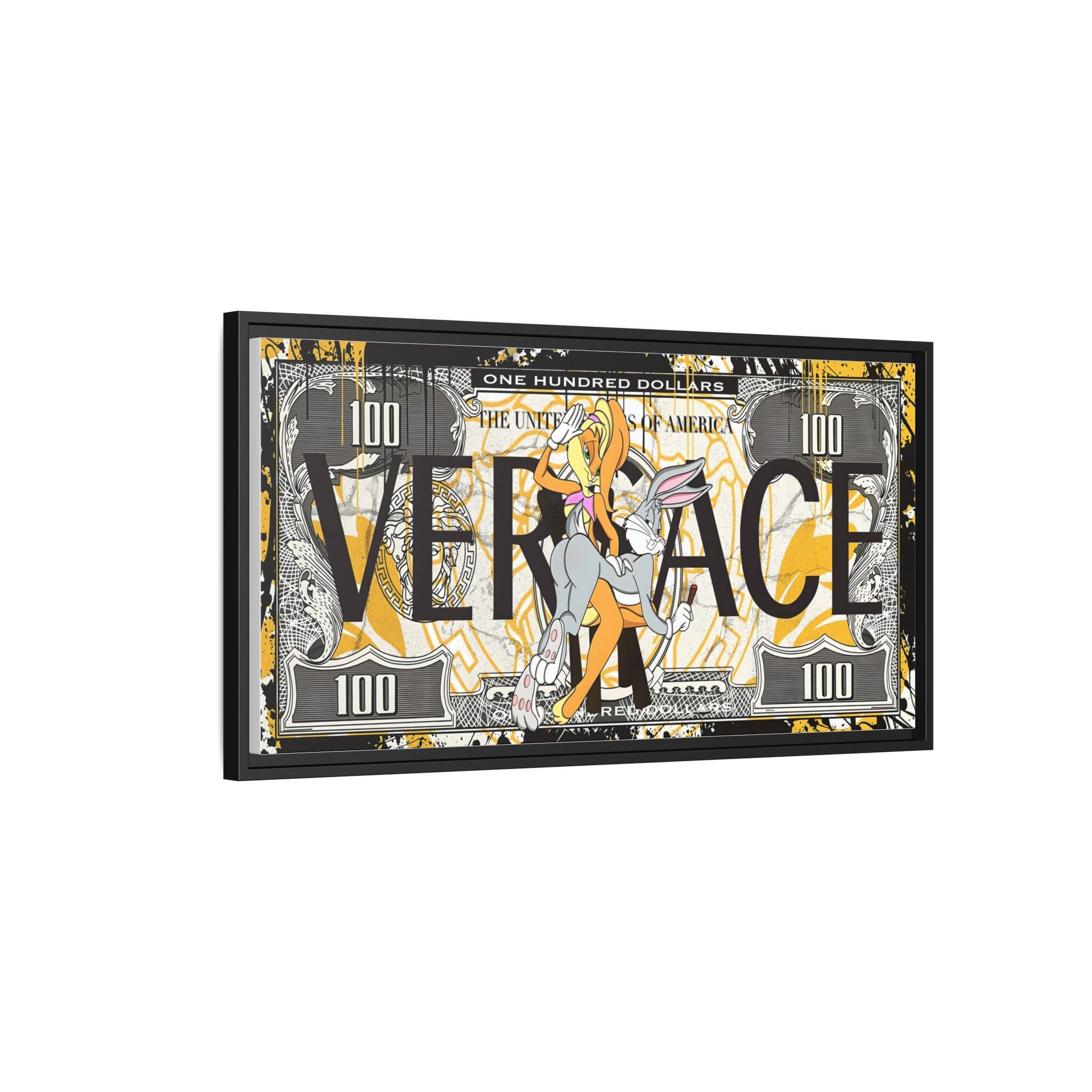 Bunny Benjamins: Pop Art Currency Remix, Looney Tunes Luxury Reimagined - Canvas Wall Art