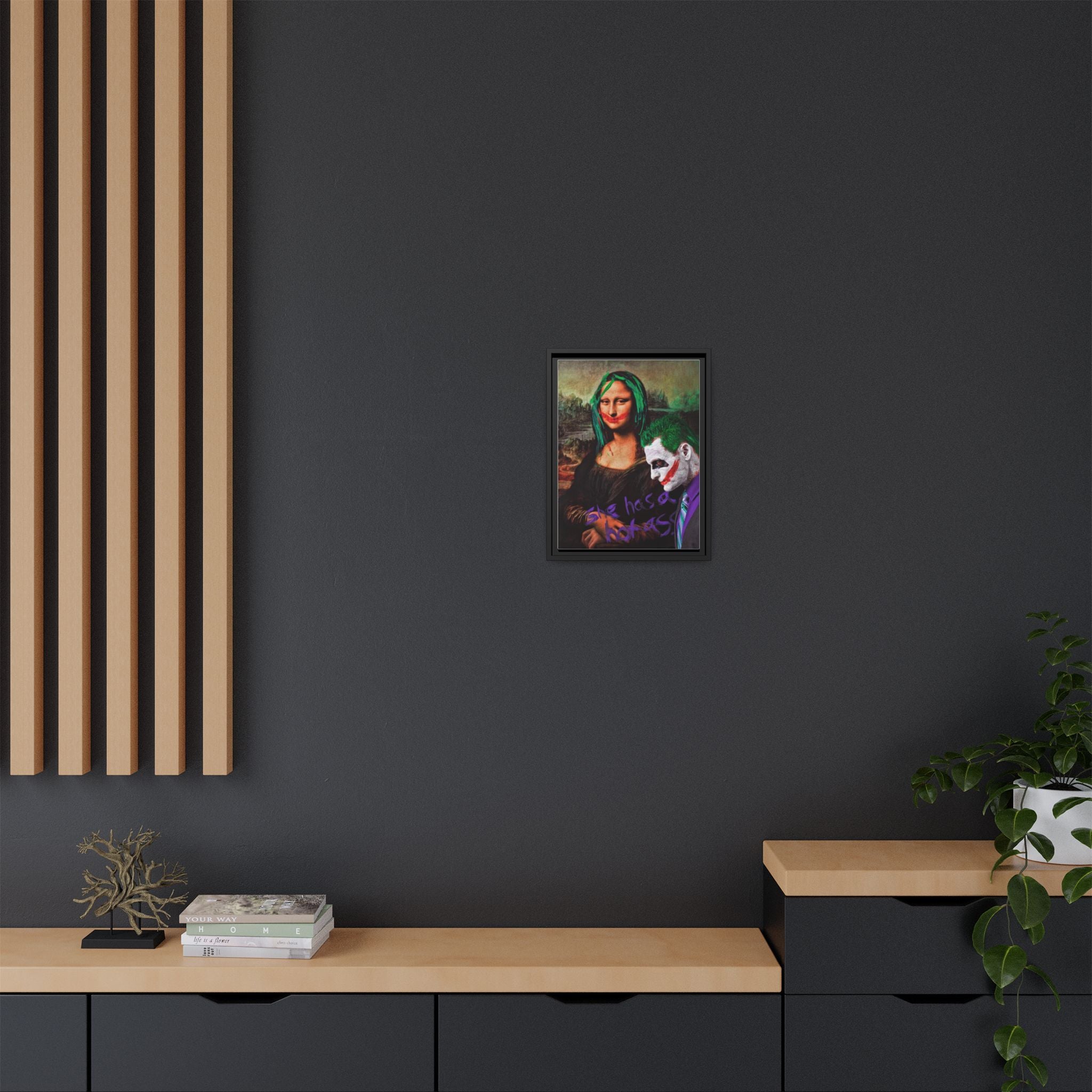 Mona Lisa Metamorphosis: Pop Culture Remix, Comic Book Reimagining - Canvas Wall Art
