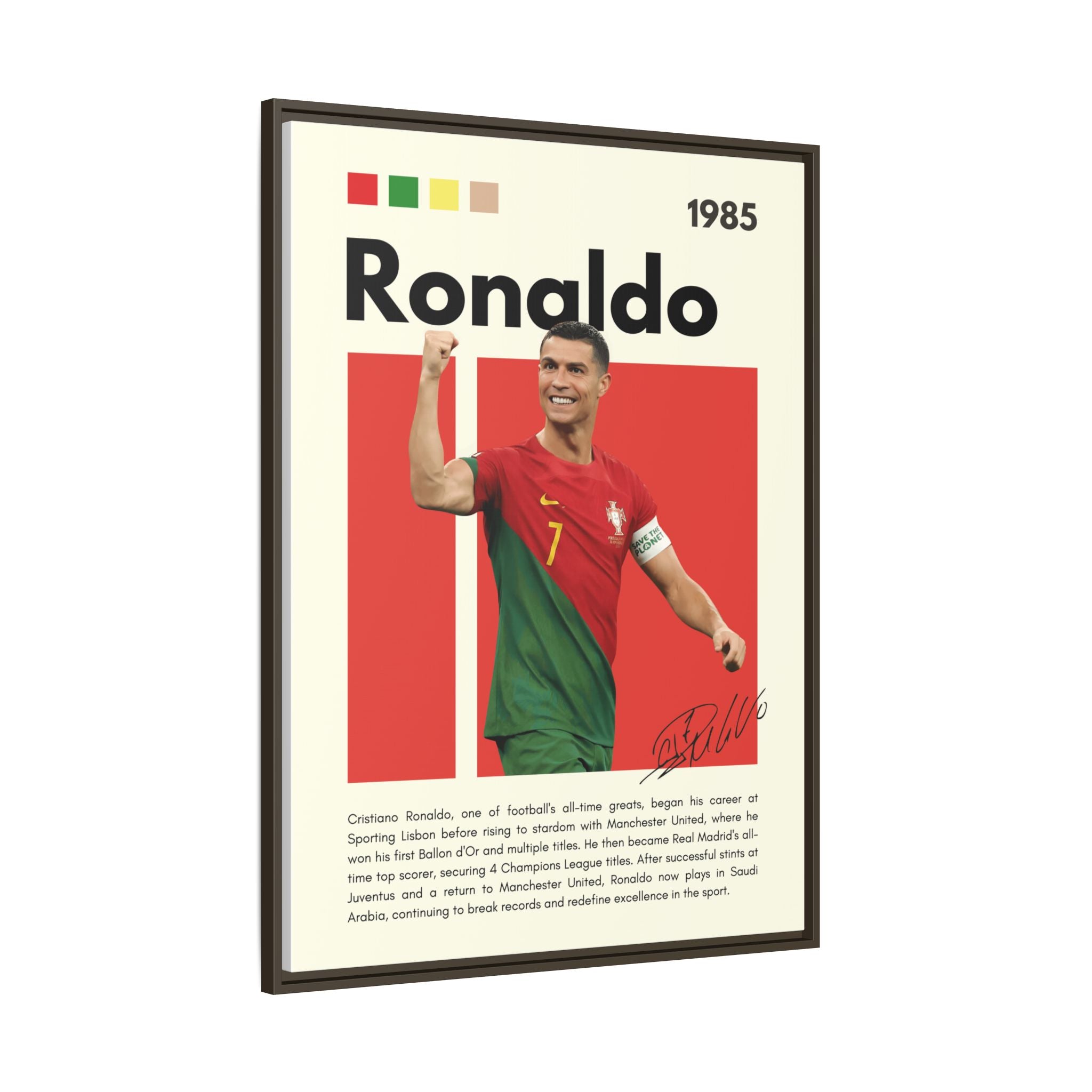 Ronaldo: King of Football - Canvas Wall Art