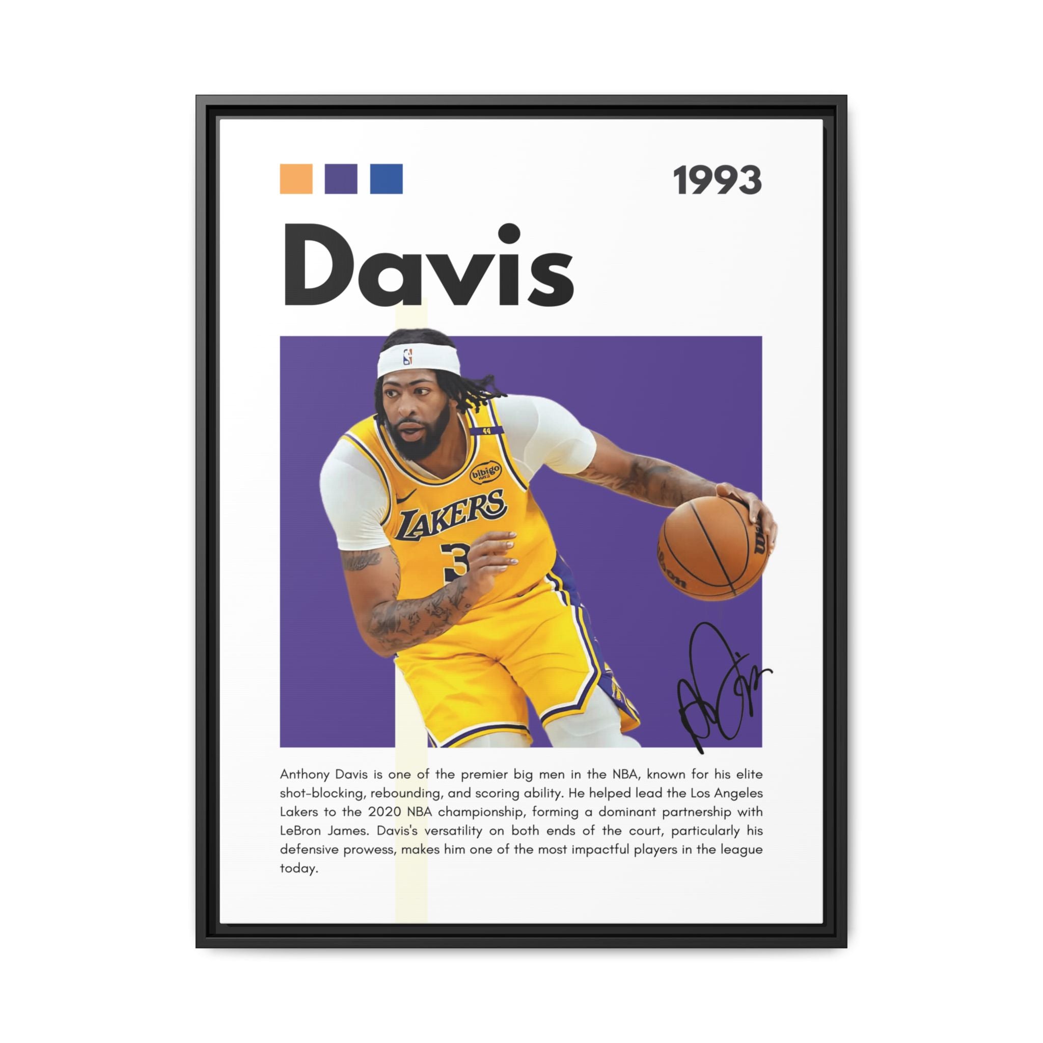 Davis Domination - Canvas Wall Art