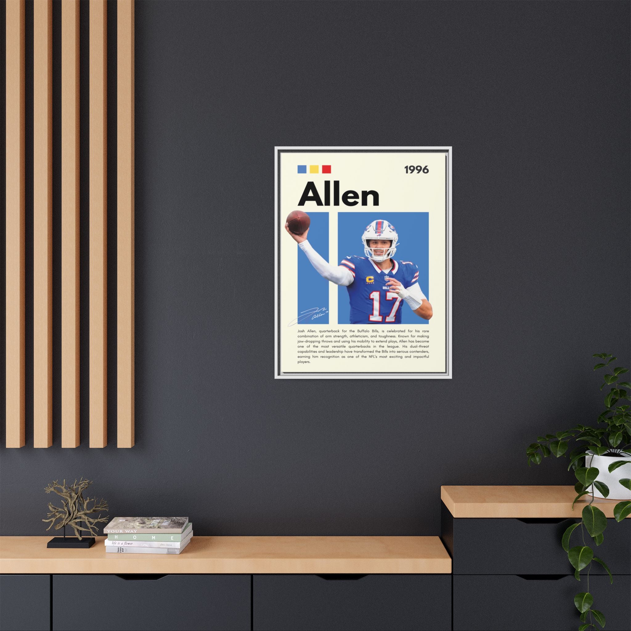 Josh Allen - Canvas Wall Art
