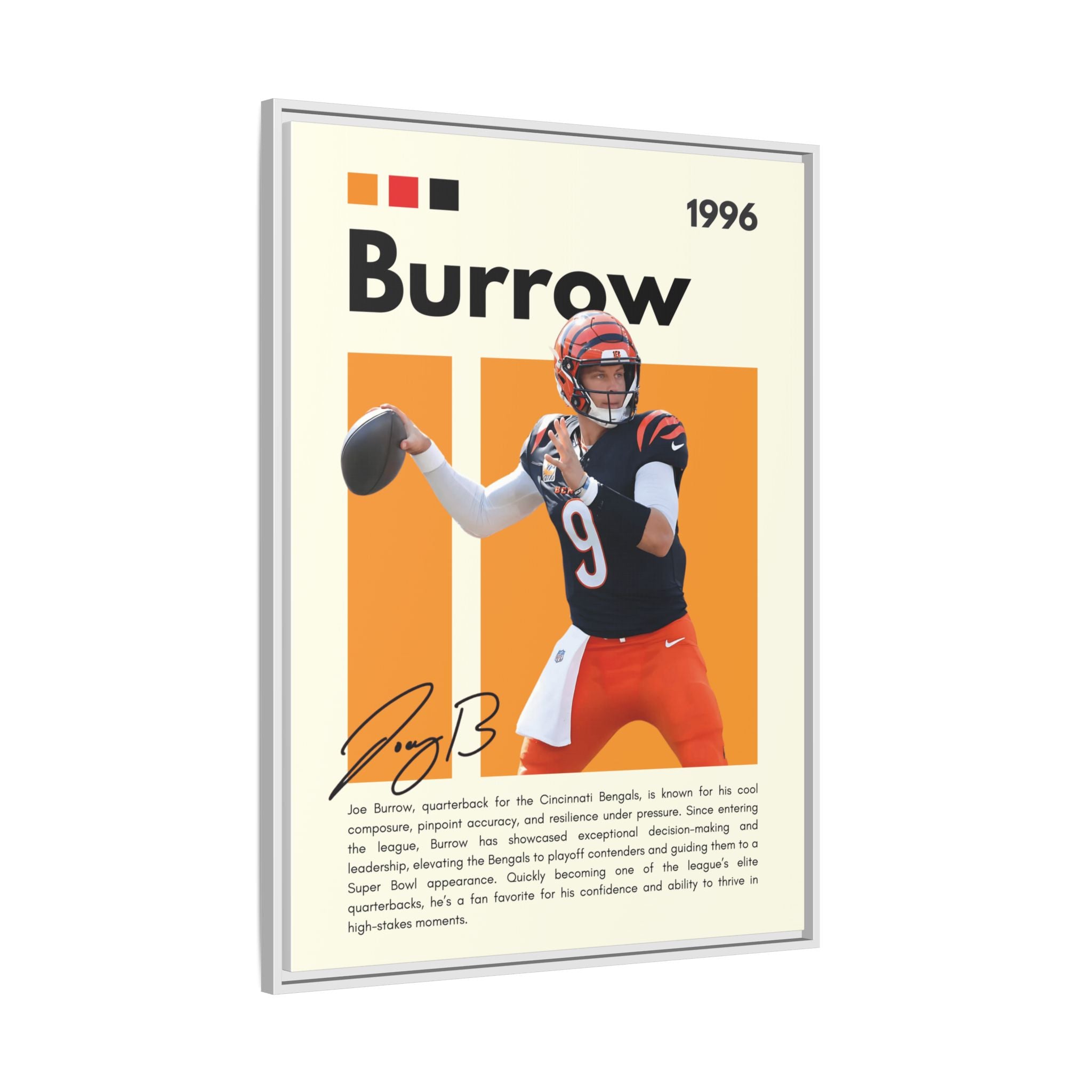 Bengals Blaze - Canvas Wall Art
