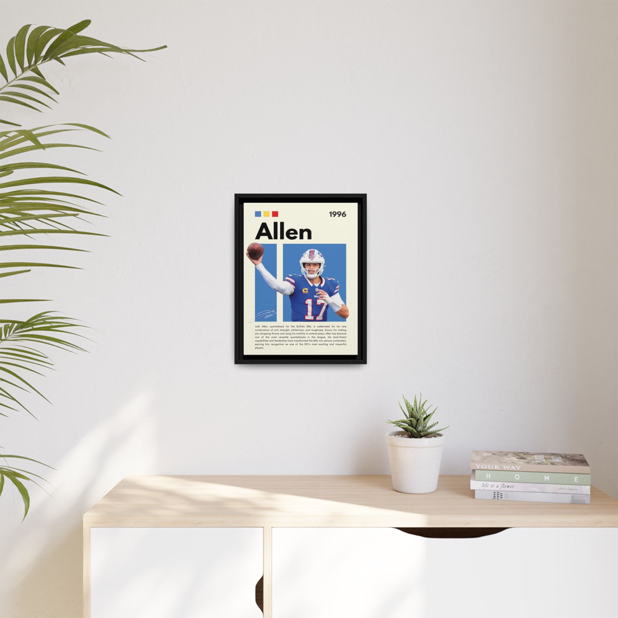 Josh Allen - Canvas Wall Art