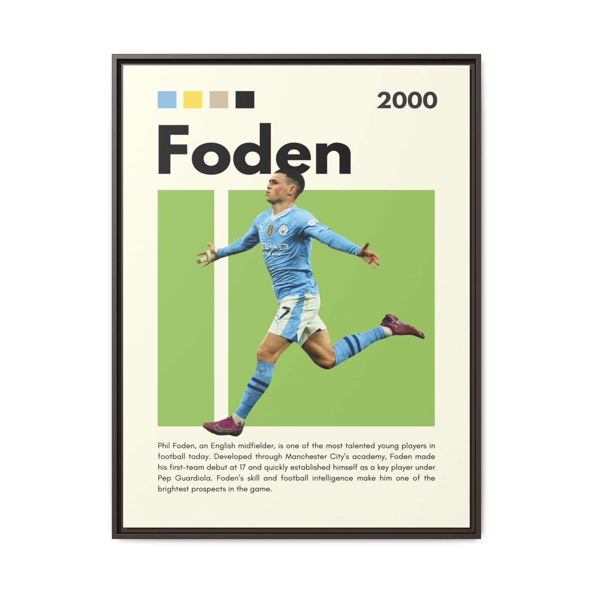 Sky Blue Prodigy - Canvas Wall Art